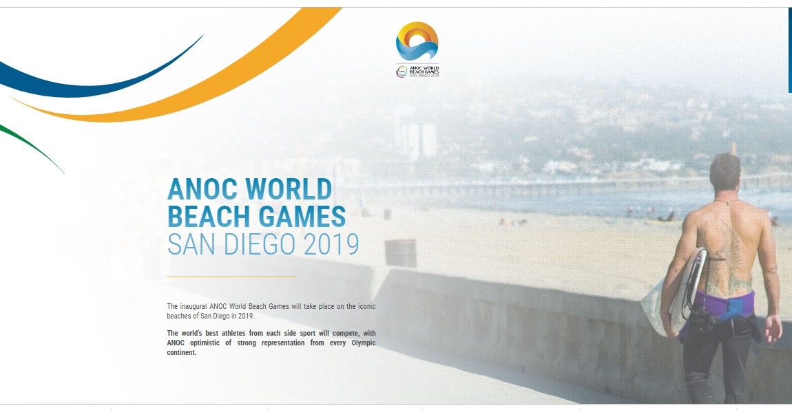 The first ANOC World Beach Games was supposed to take place in San Diego but will now be relocated after organisers in California were unable to secure enough funding ©ANOC