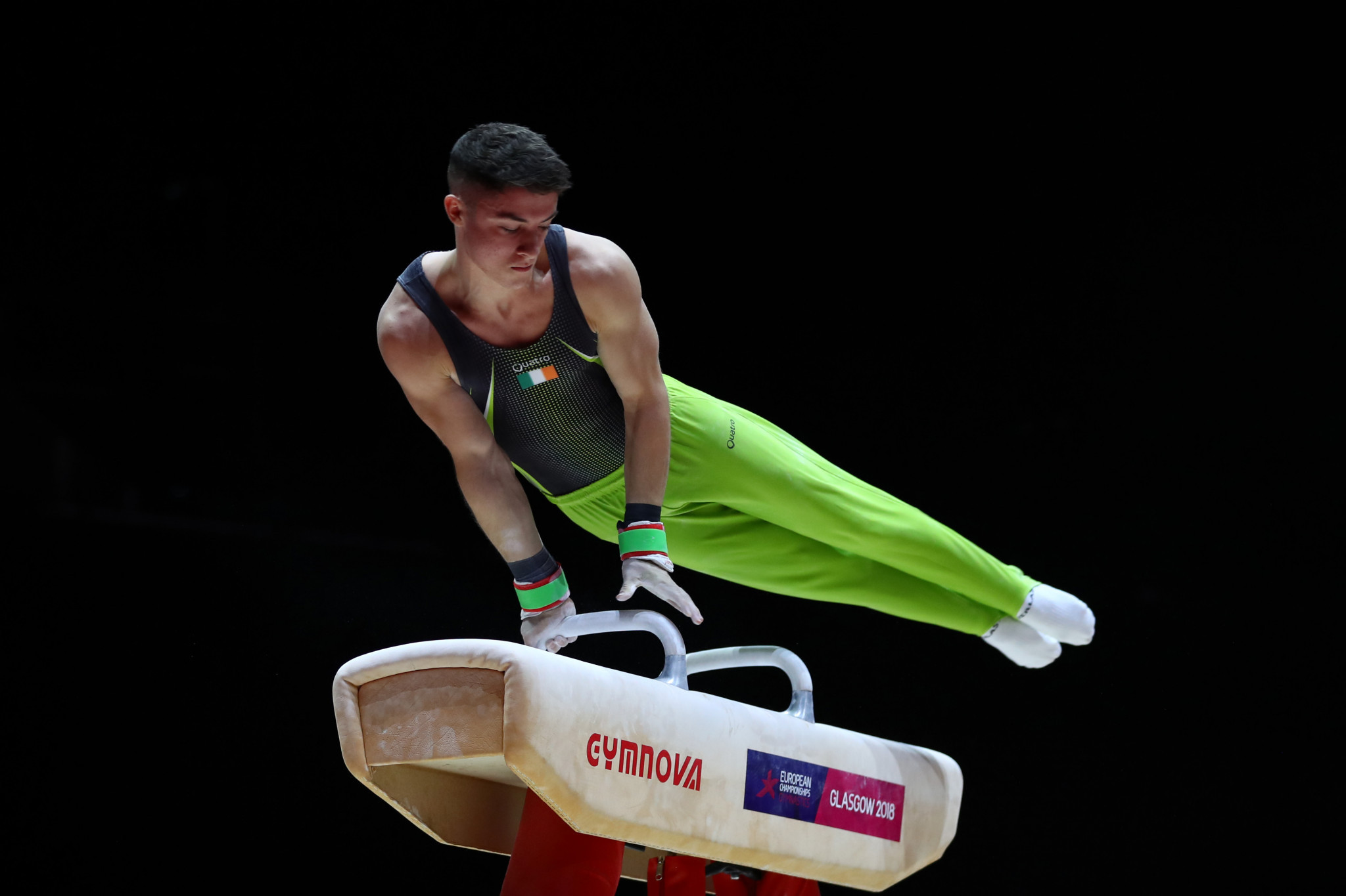 Ireland's Rhys McClenaghan was the strongest performer in men's pommel horse qualification ©Getty Images