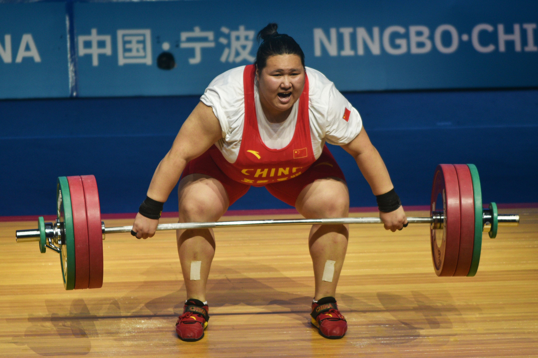 Li Wenwen is viewed as a star of the future in Chinese weightlifting ©Getty Images