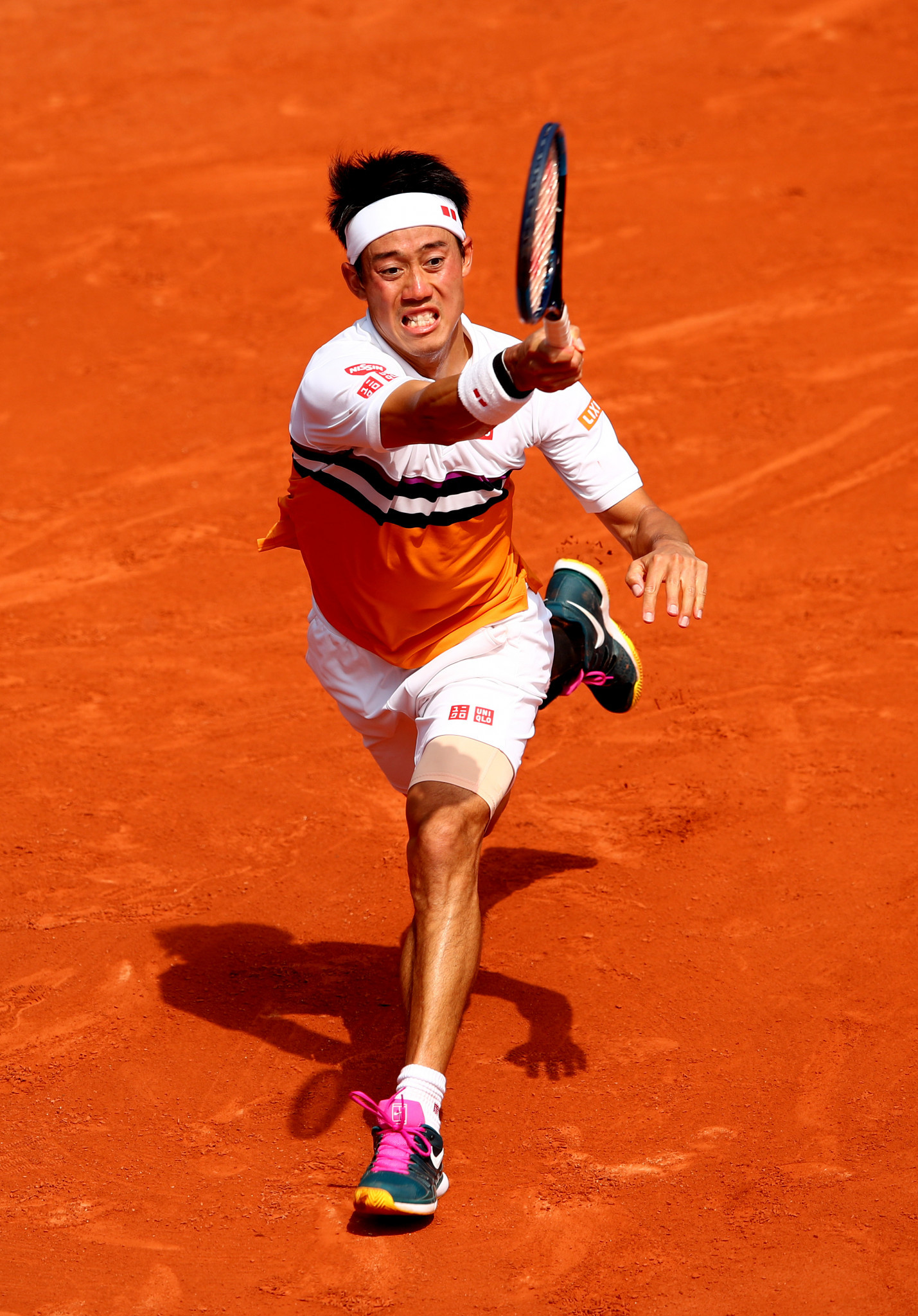Seventh seed Nishikori used all of his top ranking experience to see off the big-hitting Đere ©Getty Images