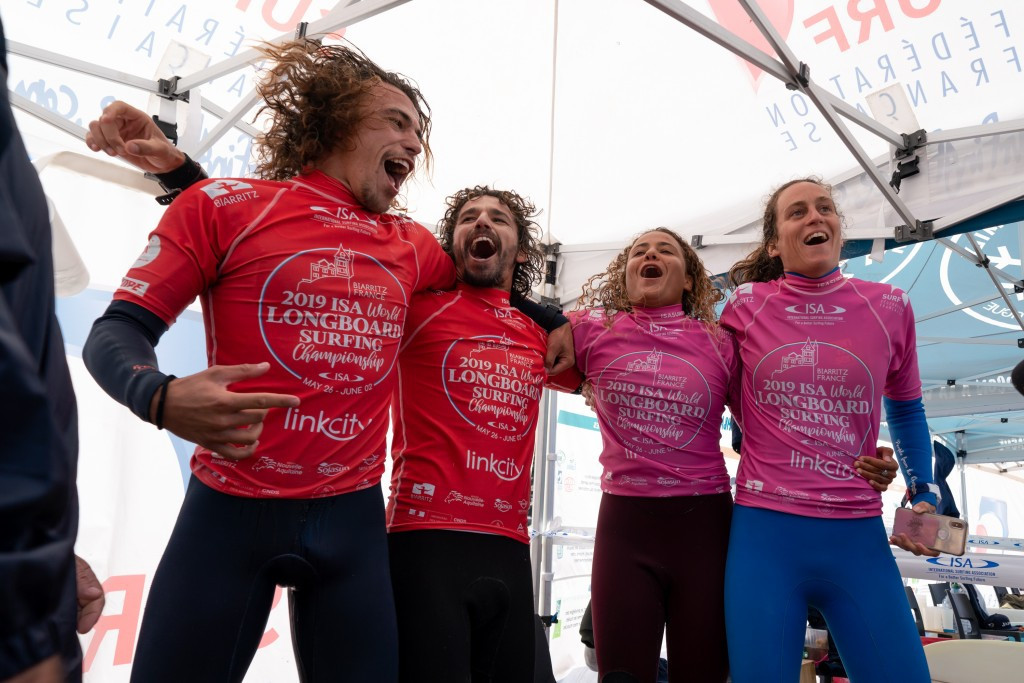 France secure gold in ISA World Longboard Surfing Championship team event