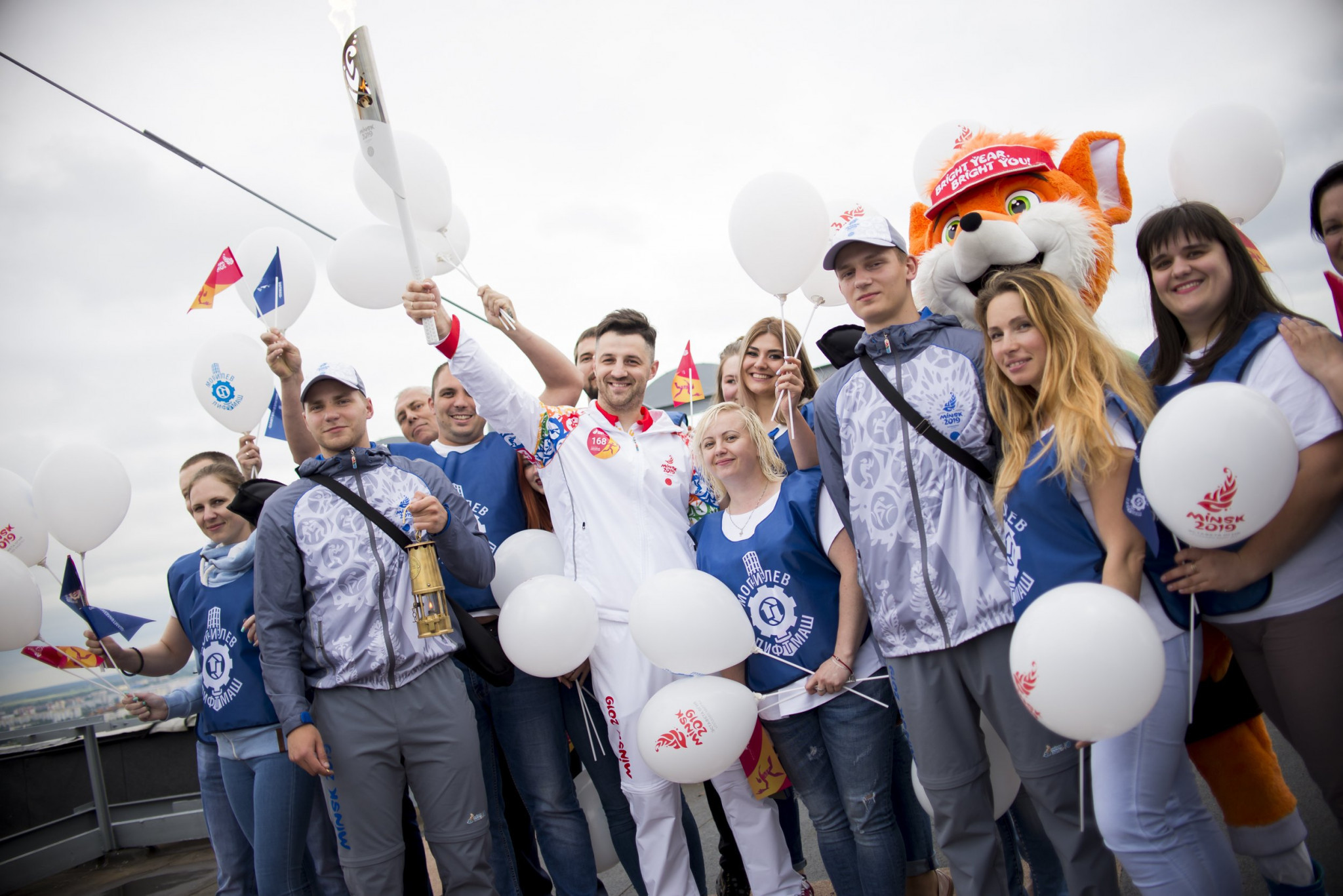 The European Games Torch went to Mogilev ©Minsk 2019