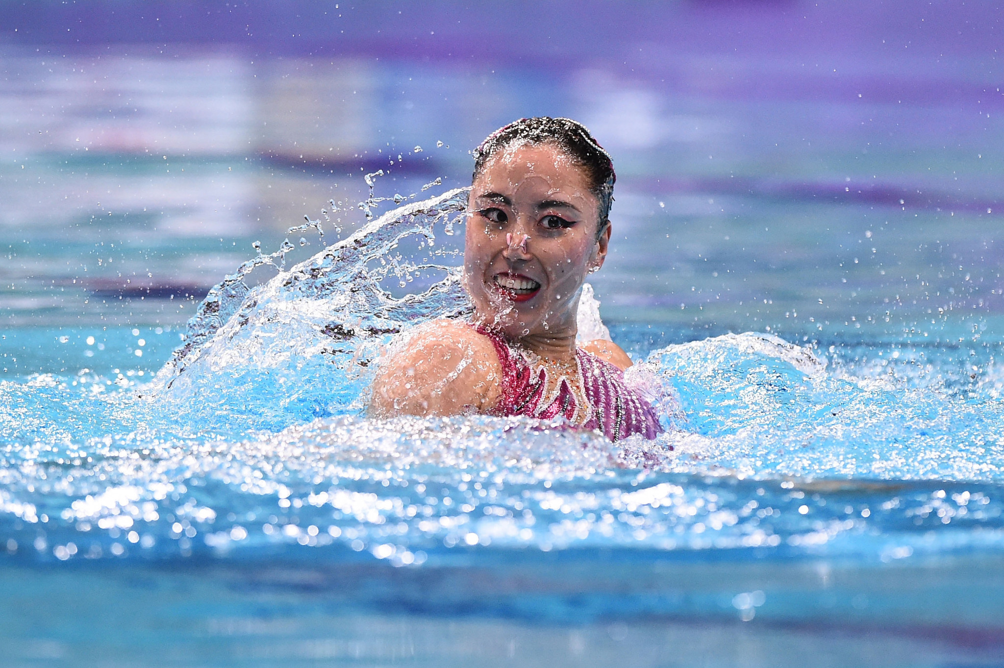 Yukiko Inui and Megumu Yoshida were second in the duet free for Japan ©Getty Images
