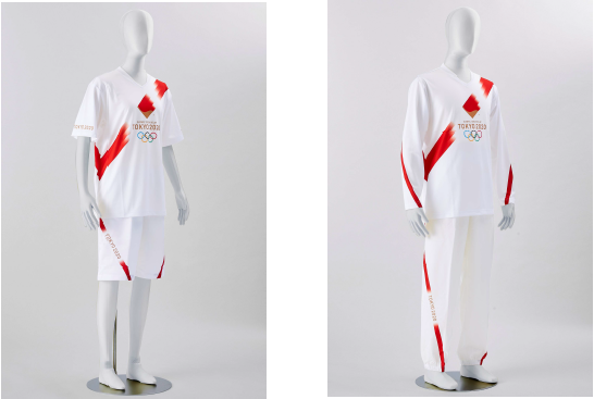 Tokyo 2020 has also unveiled the Torchbearer uniforms ©Getty Images