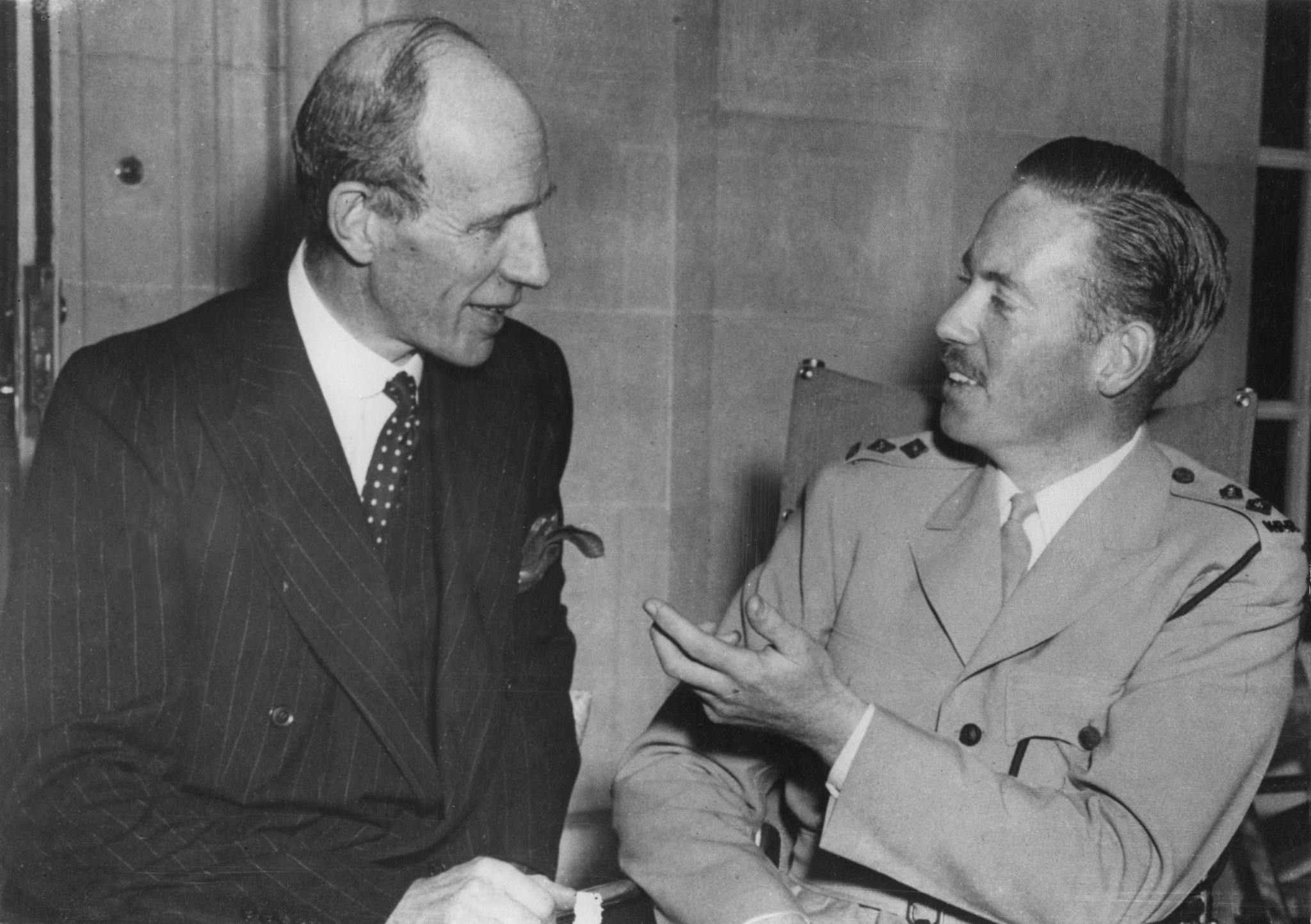 On June 8, 1939, then British Foreign Secretary Lord Halifax, left, told the House of Lords that Britain had not “abandoned all desire to reach an understanding with Germany” ©Getty Images