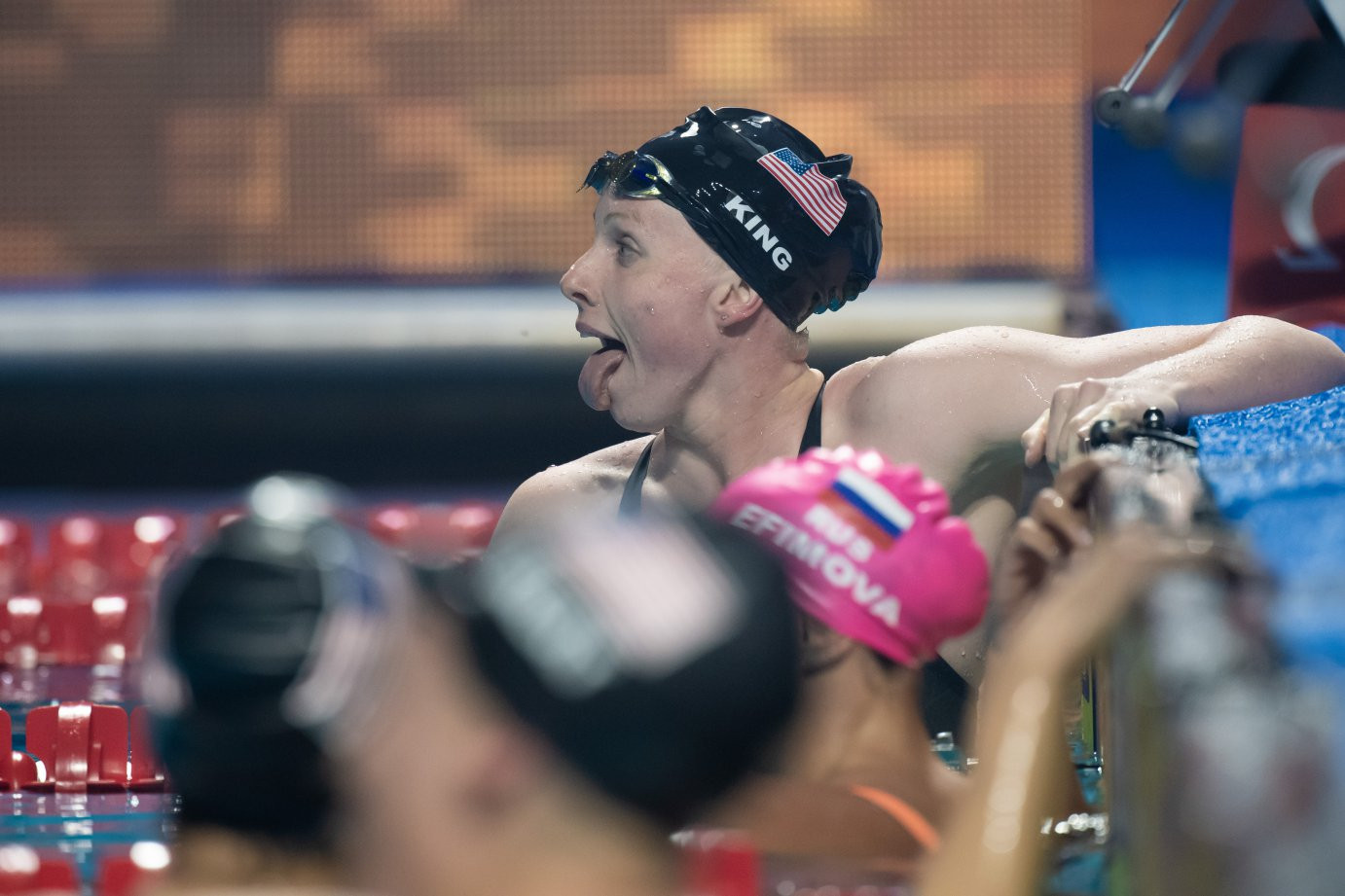Double delight for King as she beats Efimova in FINA Champions Swim Series finale in home Indianapolis pool