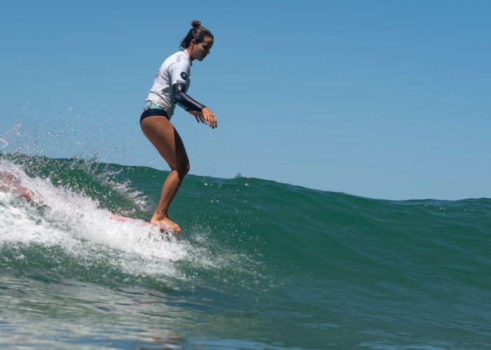 Chloe Calmon of Brazil is in outstanding form going into tomorrow's final day of action ©ISA