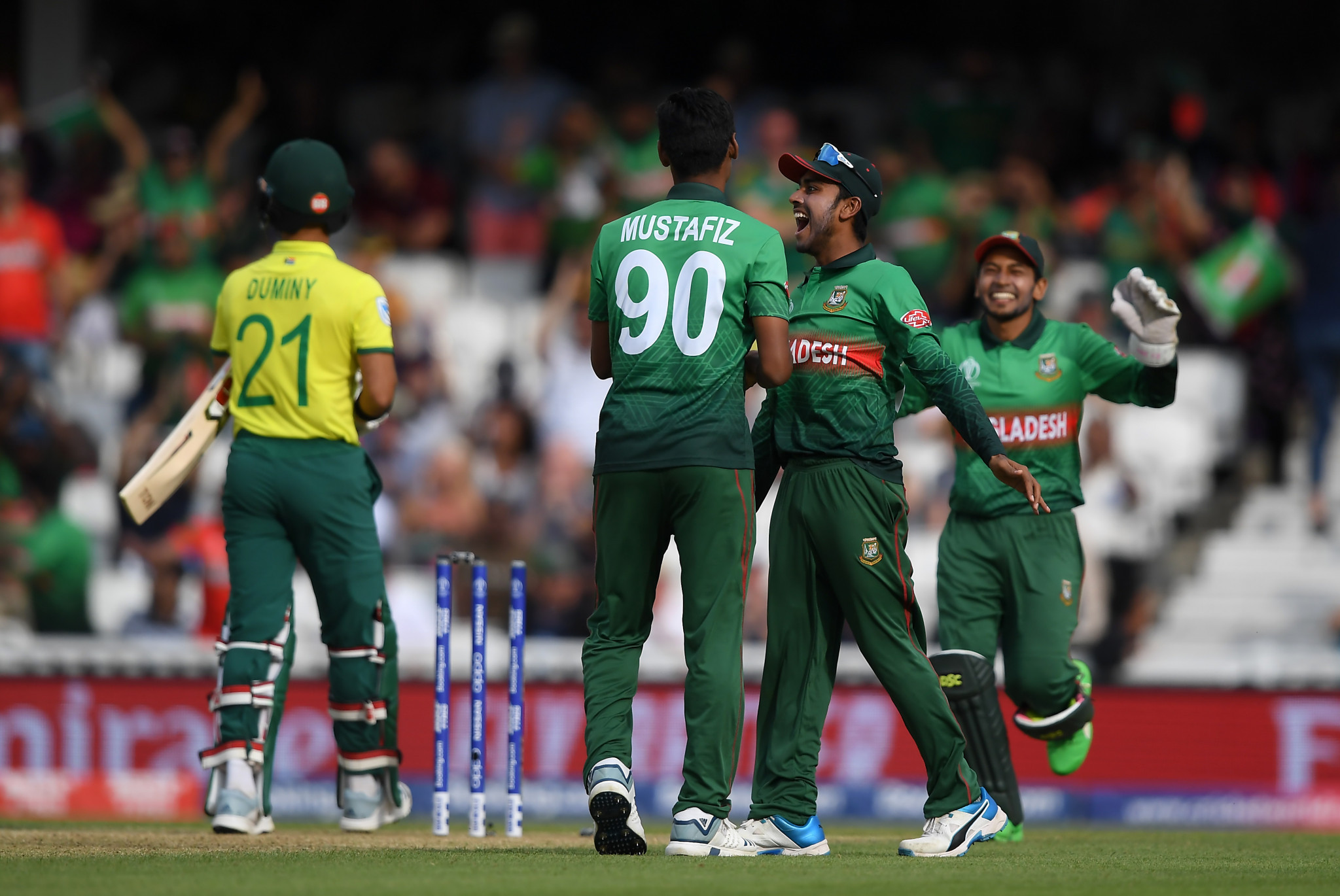 Bangladesh earn shock victory over South Africa at Cricket World Cup