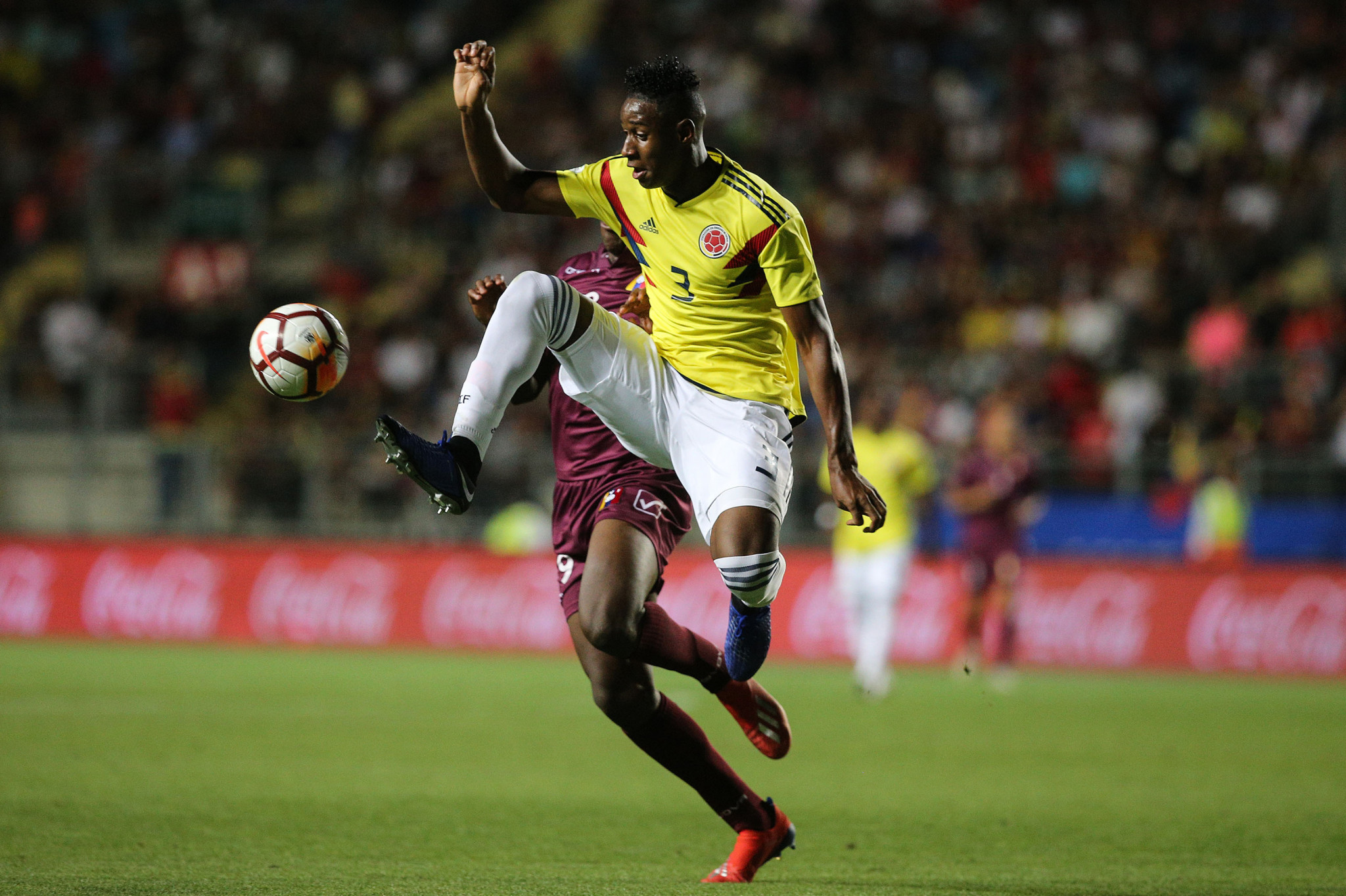Andres Reyes scored Colombia's opener against New Zealand ©Getty Images