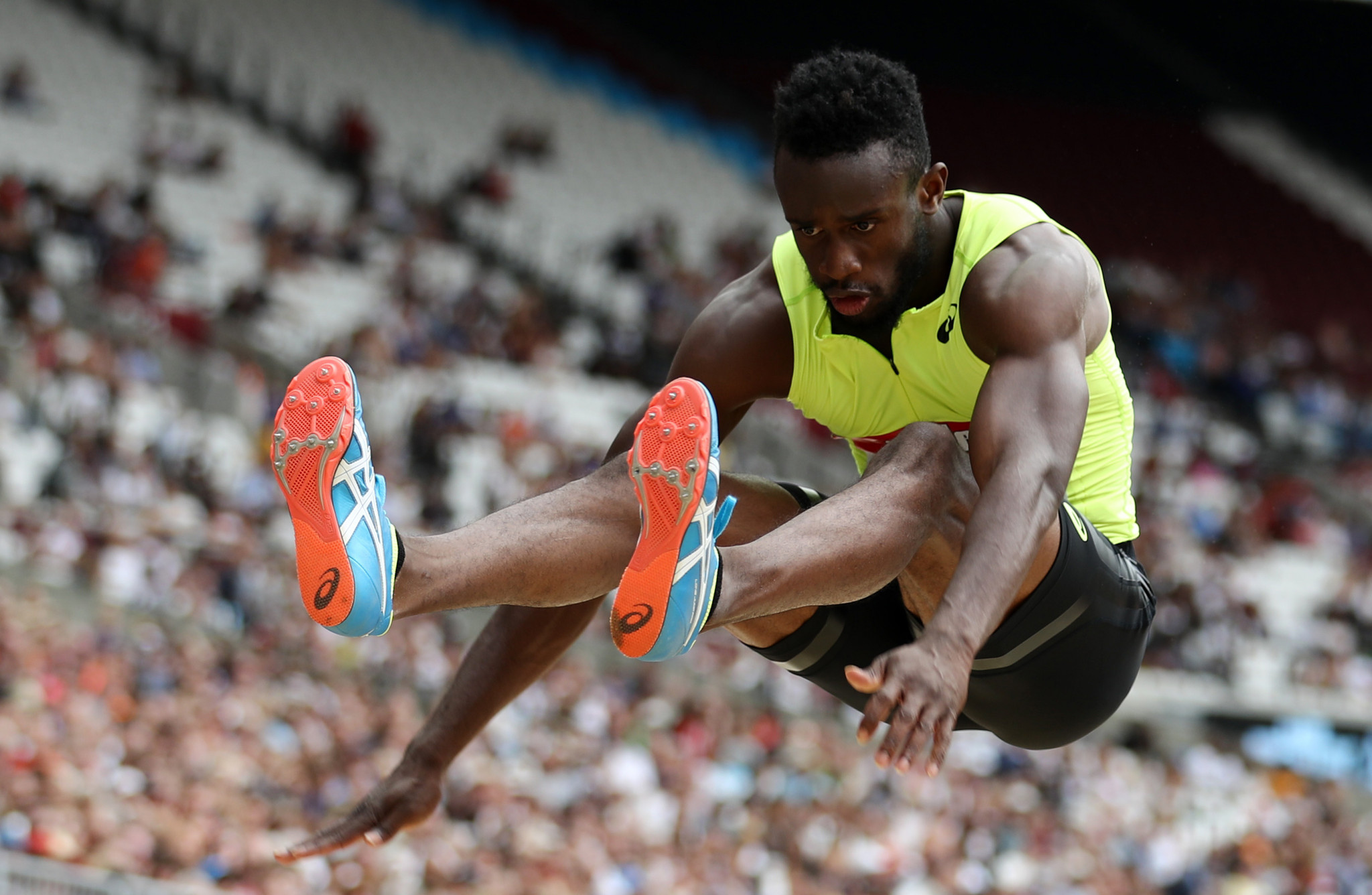 The American long jumper argued contaminated beef was to blame for his failed drugs test ©Getty Images