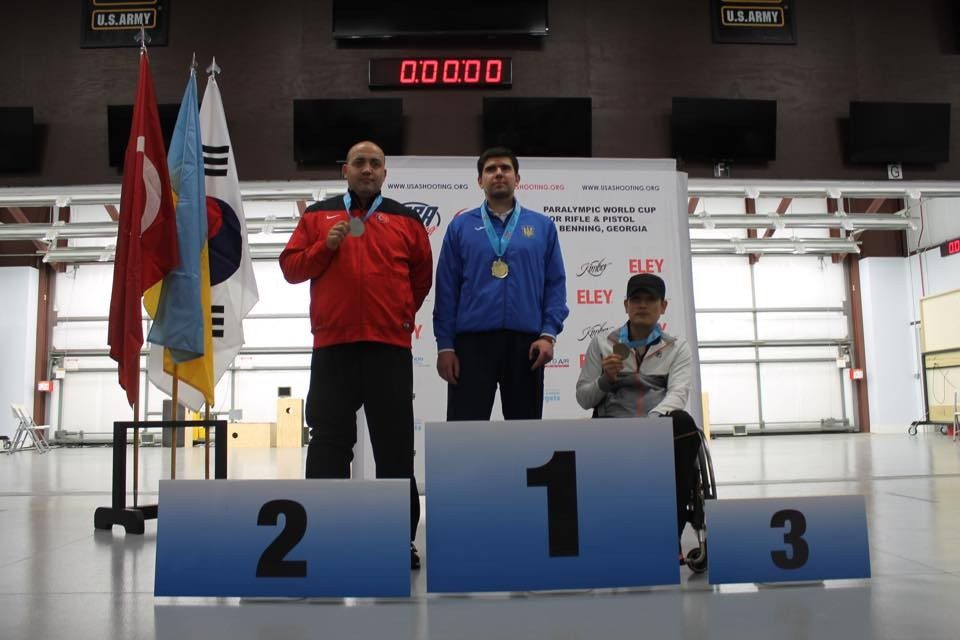 Ukraine's Oleksii Denysiuk took gold in the mixed 25m pistol SH1 event ahead of Turkey’s Korhan Yamac, while South Korea’s Chul Park claimed bronze