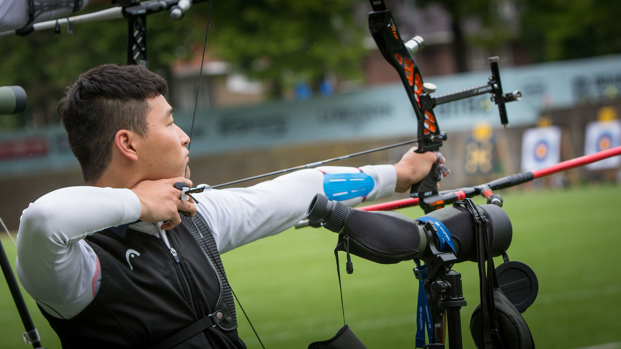South Korea's Kim Min Sun was one of a number of world record breakers on the opening day of the World Archery Para Sport Championships in The Netherlands ©World Archery