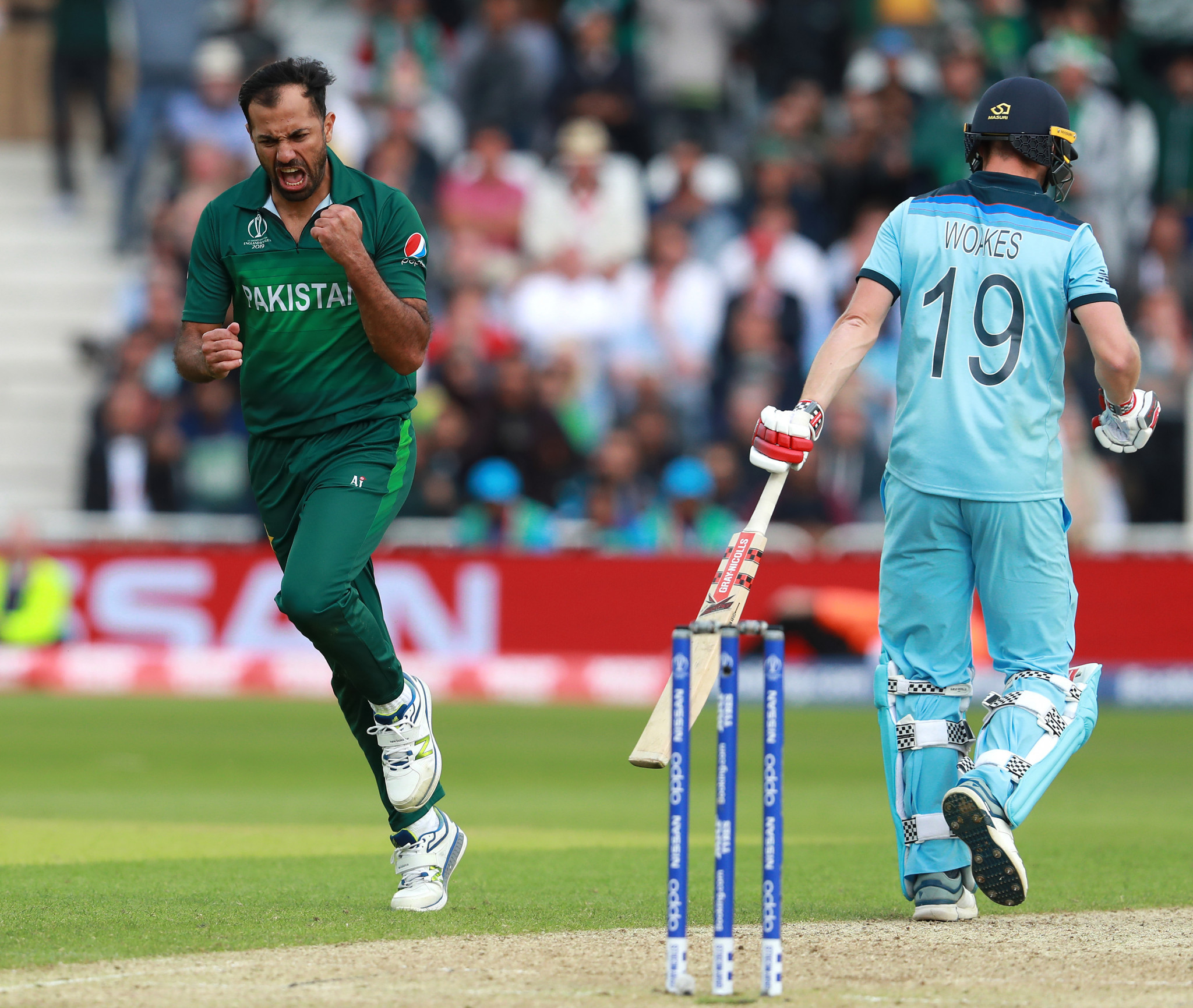 Pakistan earned a shock 14-run victory over England at the Cricket World Cup at Trent Bridge in Nottingham ©Getty Images