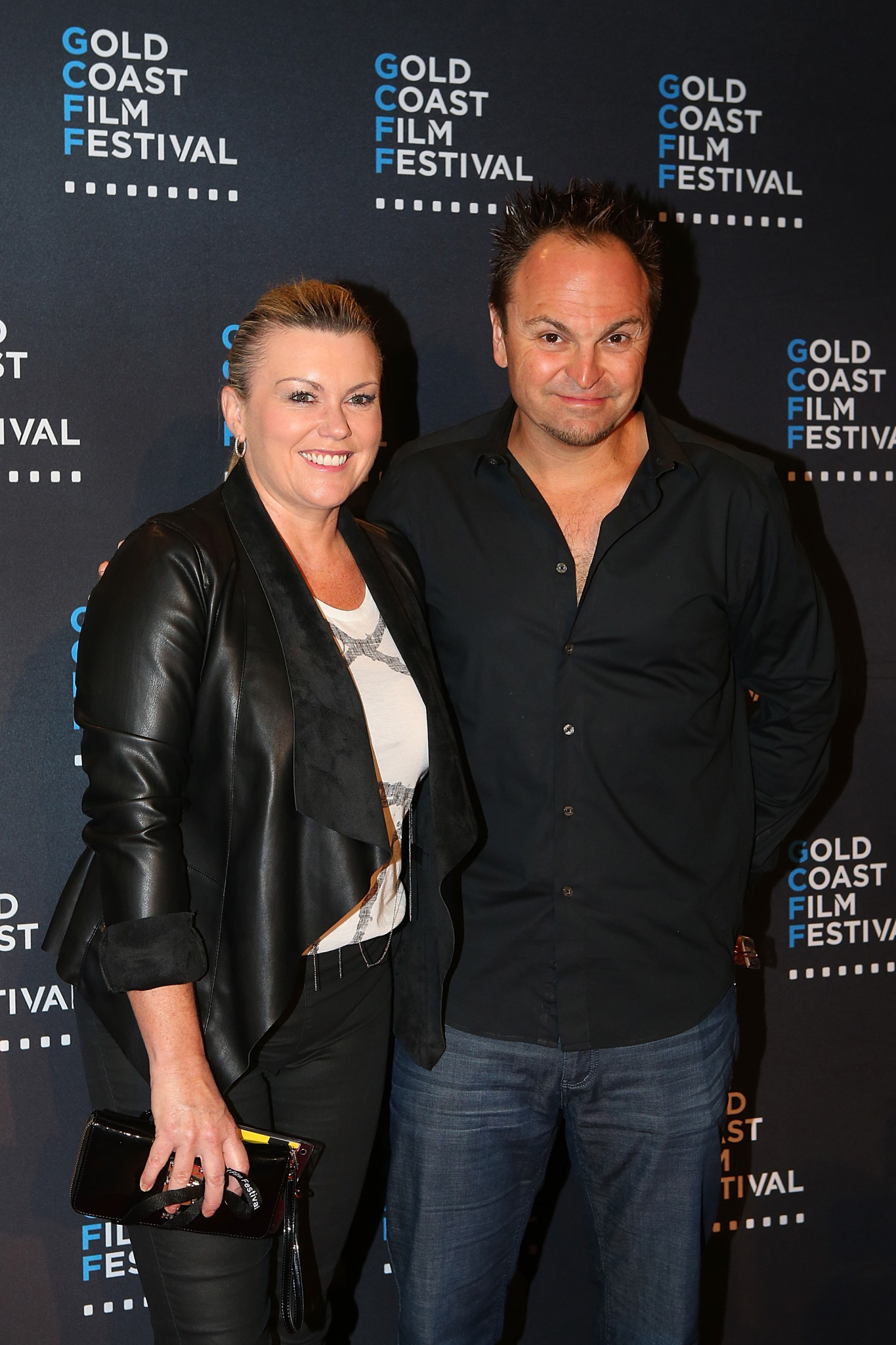 Australia's first Winter Olympic champion Steven Bradbury and wife at the opening night of the 2016 Gold Coast Film Festival. Now a film is being planned about his life, entitled Last Man Standing ©Getty Images