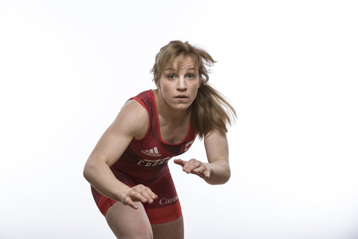 Diana Weicker is among Canada's wrestling team for Lima 2019 ©Twitter
