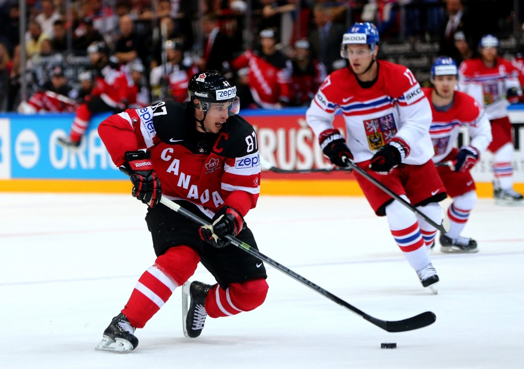 Olympic champions Canada remain at the top of Group A after defeating their Czech hosts 6-3