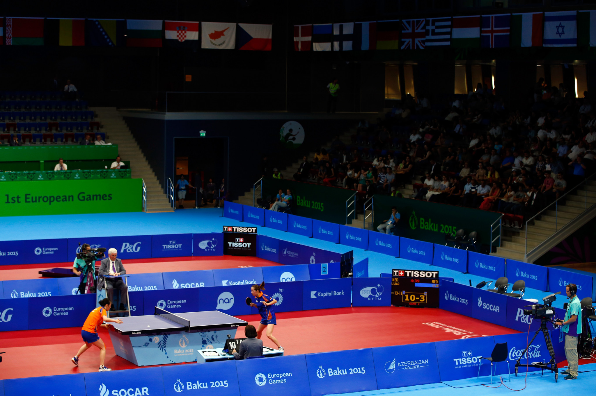 Table tennis was on the programme at the first European Games in Baku in 2015 ©Getty Images