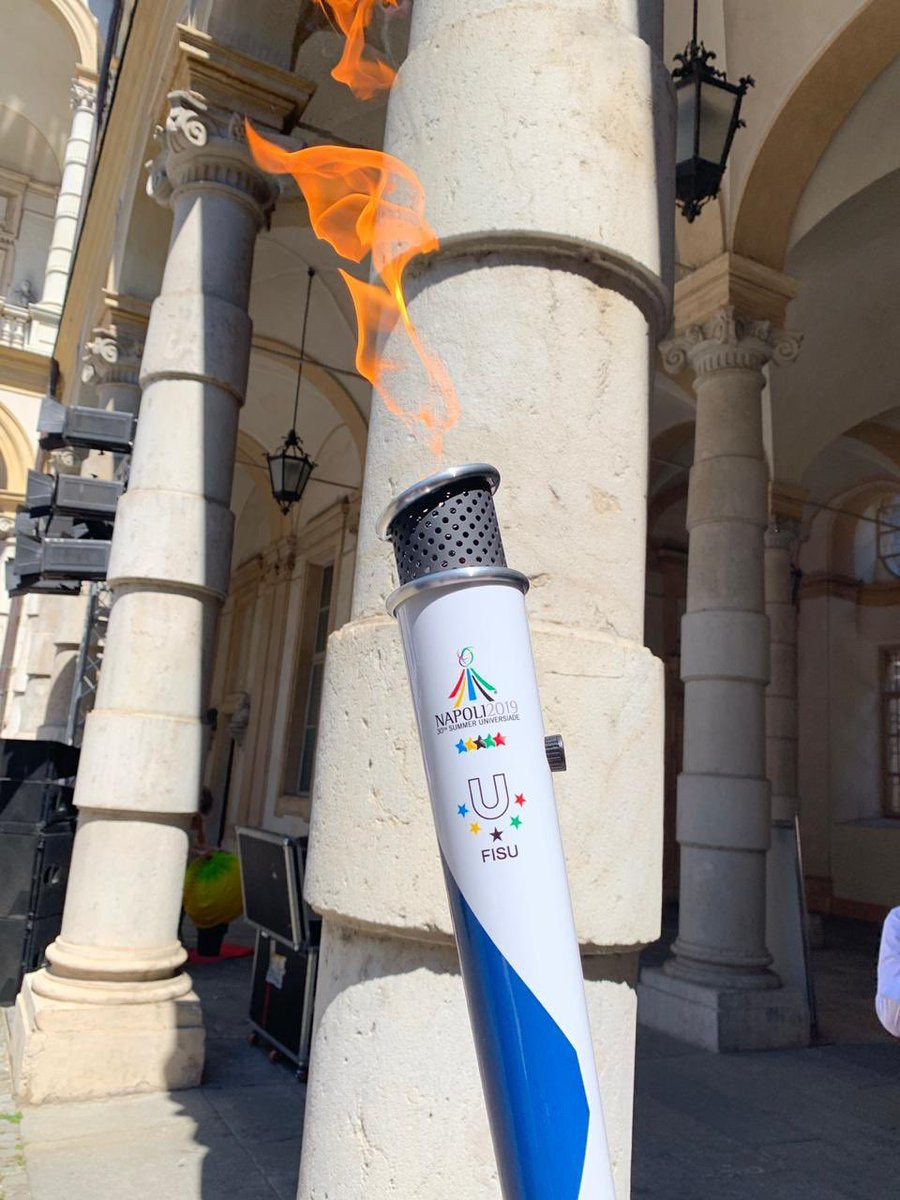 The Torch will now travel to Lausanne, arriving at the FISU headquarters on June 6 ©FISU