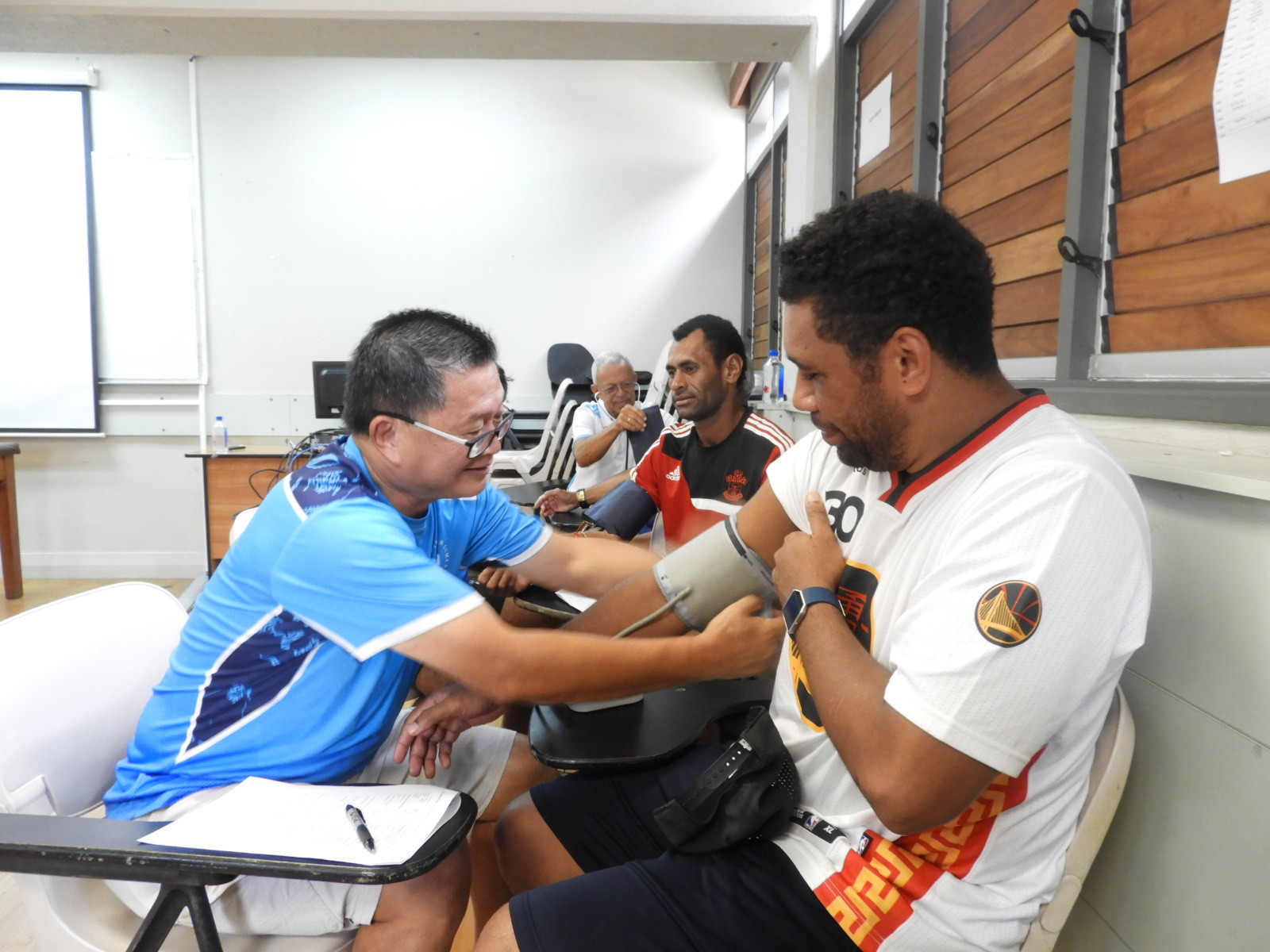 Fijian athletes and officials due to parcipate in next month's Samoa 2019 Pacific Games have undergone a final medical screening at the headquarters of their National Olympic Committee, FASANOC ©fasanoc.org