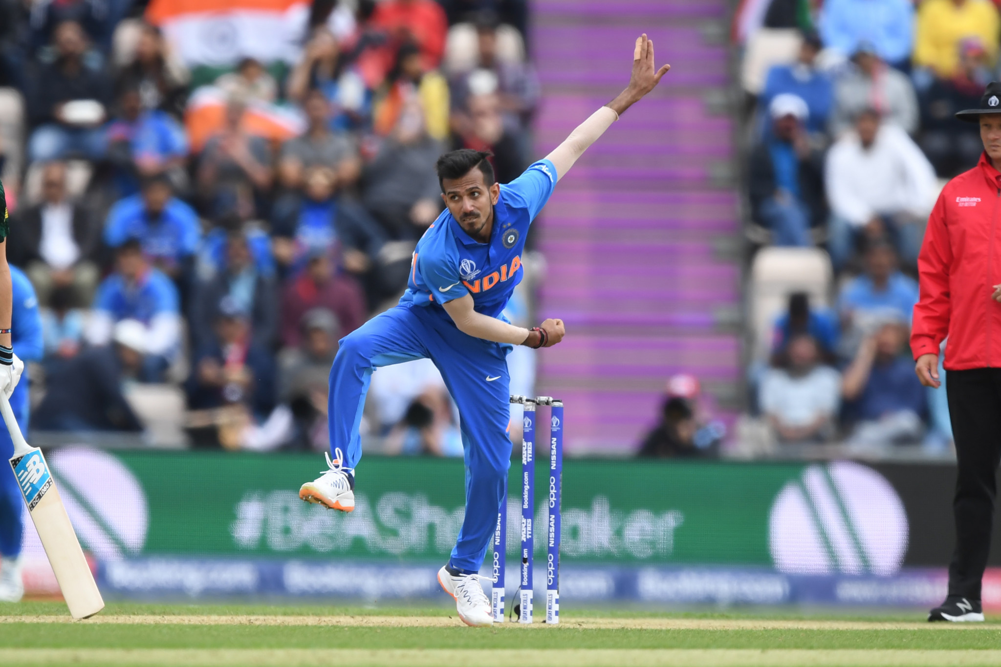 Yuzvendra Chahal starred with the ball for India as he took 4-51 ©Getty Images
