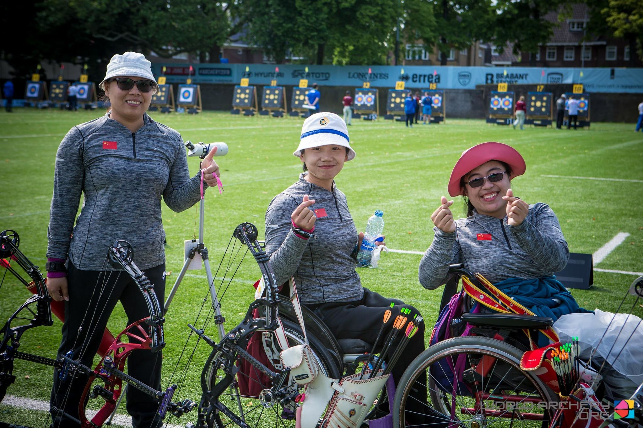 China set a world record in the compound women’s open team event at the World Archery Para Championships ©World Archery