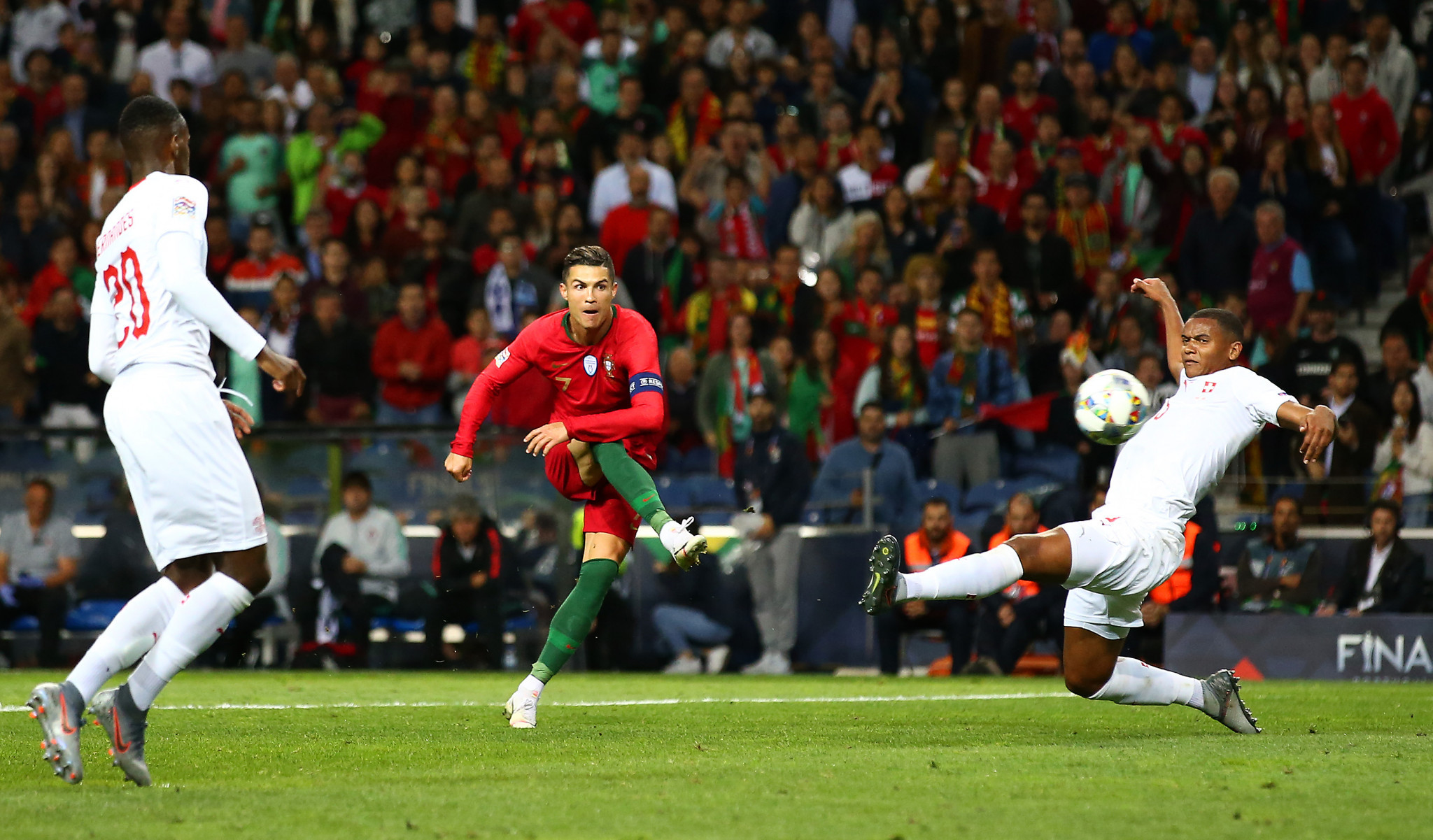 Cristiano Ronaldo scored a superb hat-trick to send Portugal through to the final ©Getty Images