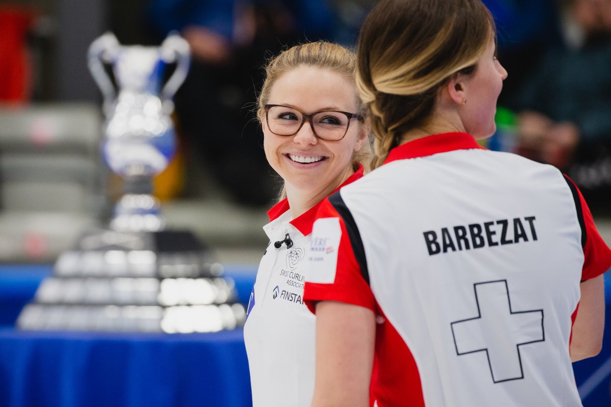 Switzerland are the reigning world champions in women's curling ©WCF