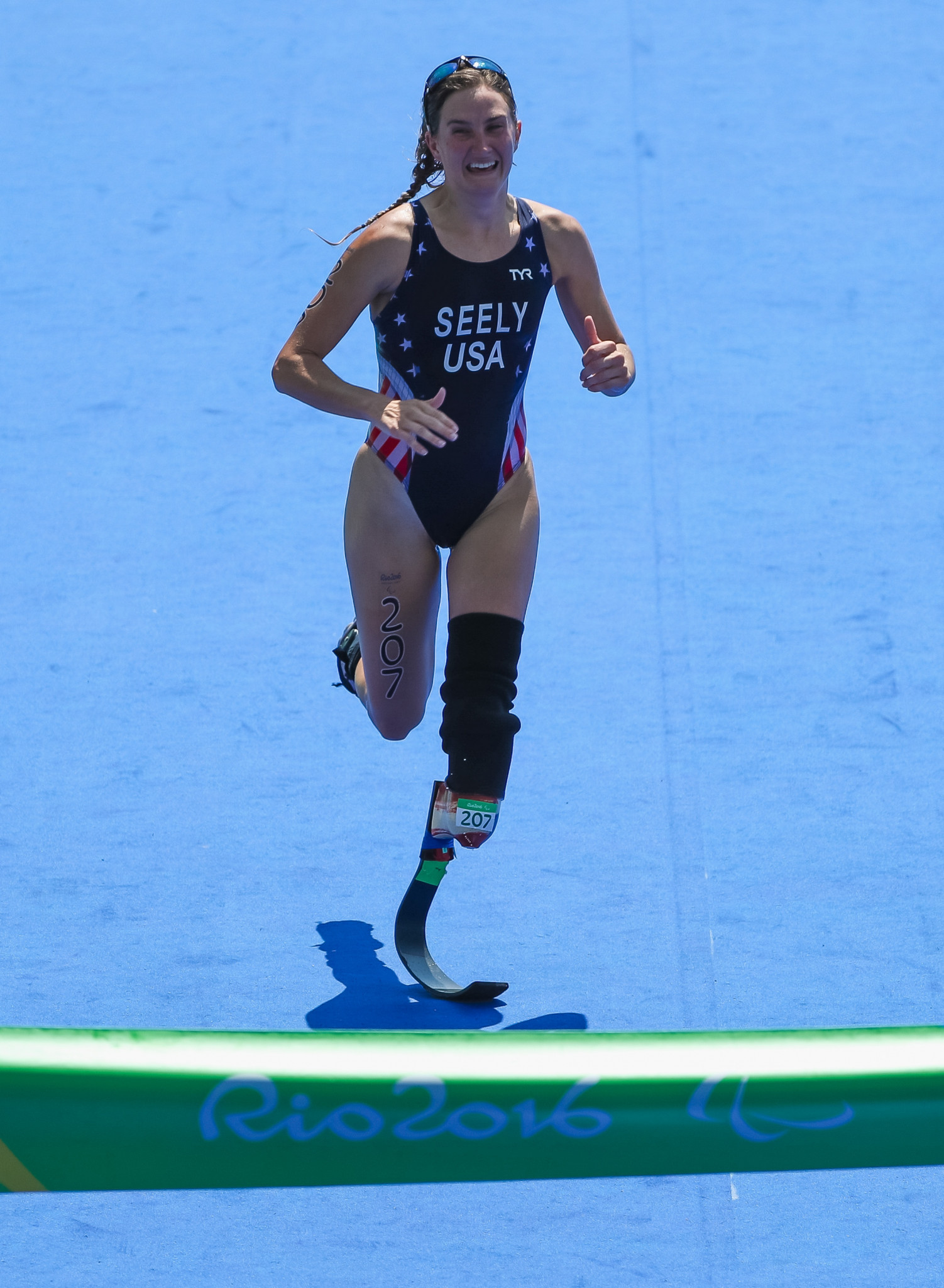 The United States' Allysa Seely has been named among the nominations for the Americas Paralympic Committee athlete-of-the-month award for May ©Getty Images