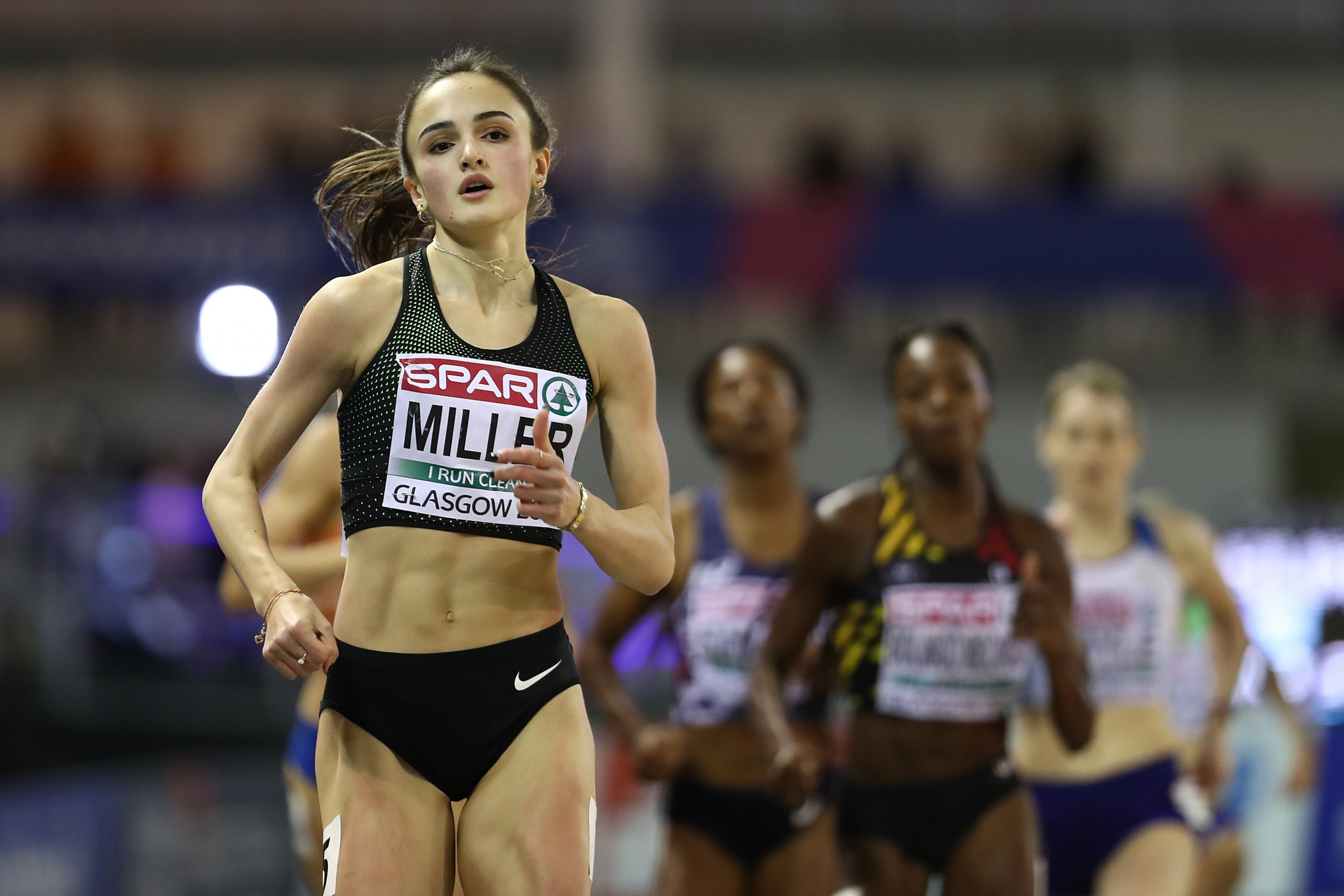 Polina Miller is among a group of 12 athletes the Russian Athletics Federation wants to send to compete at the Summer Universiade in Naples next month ©Getty Images