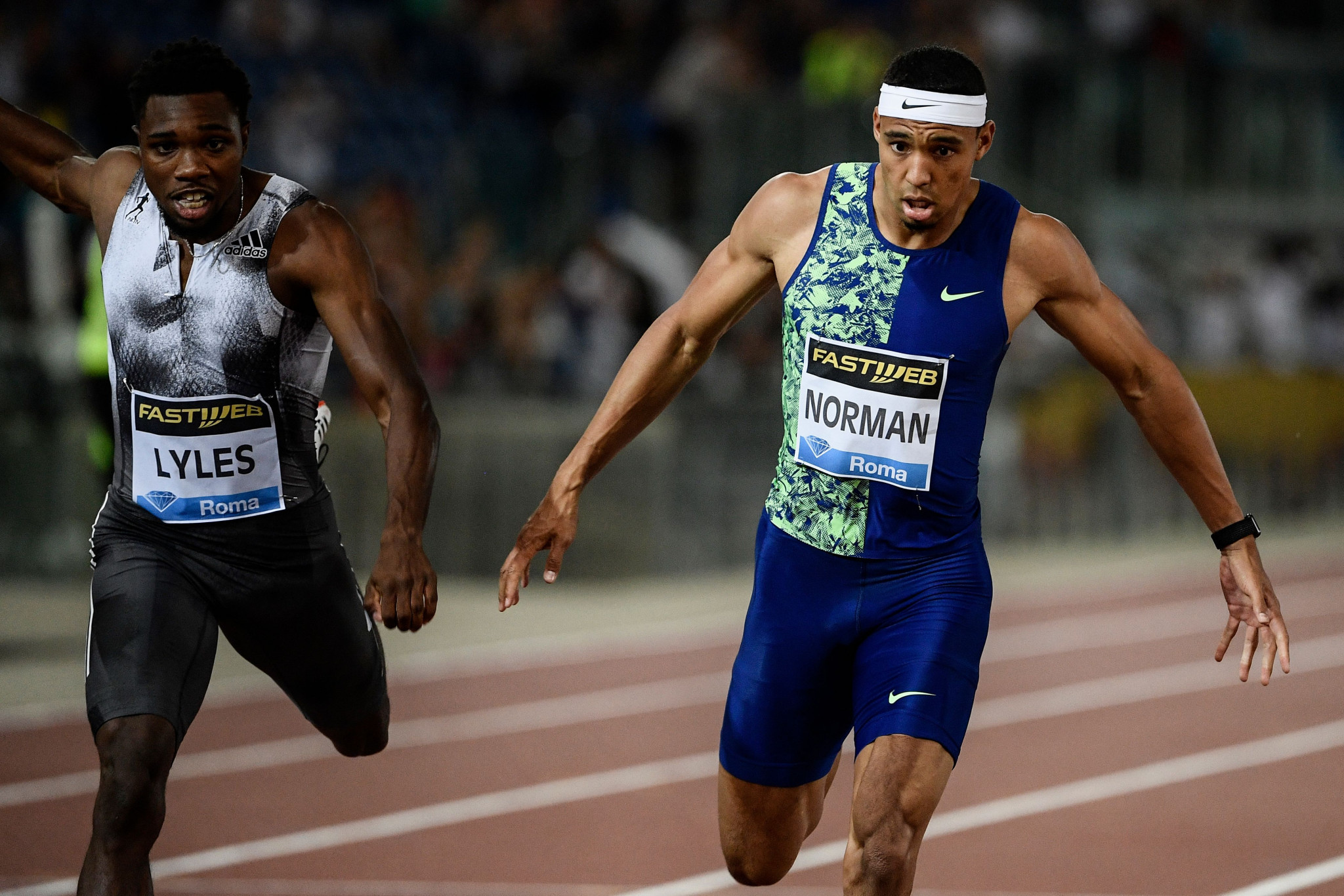 Norman wins super-fast 200m duel with Lyles at Rome Diamond League meeting