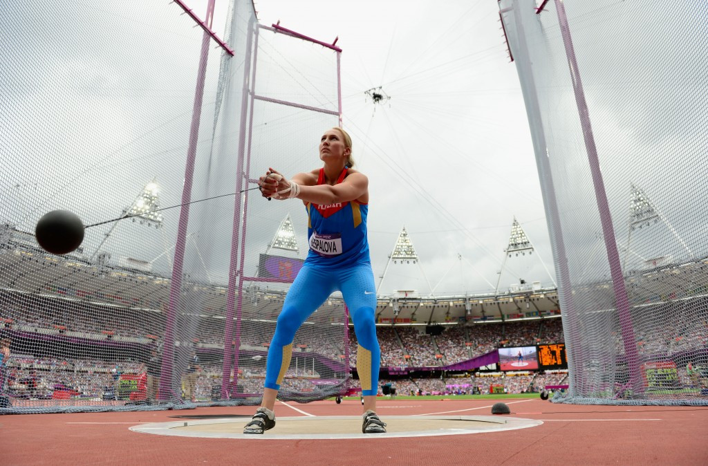 London 2012 hammer thrower Maria Bespalova has also been banned 