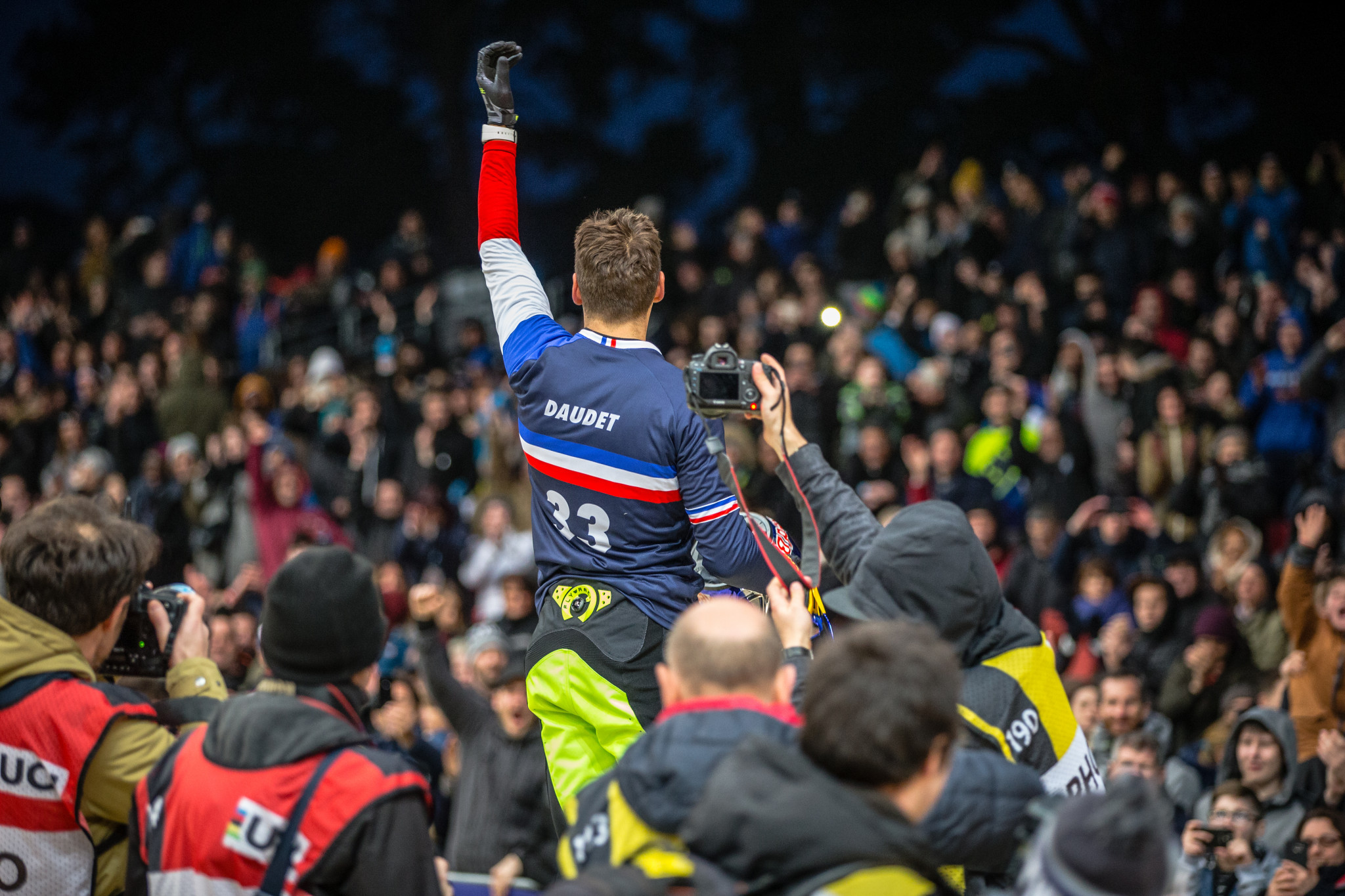 Frenchman Joris Daudet leads the International Cycling Union BMX Supercross World Cup rankings ©Craig Dutton