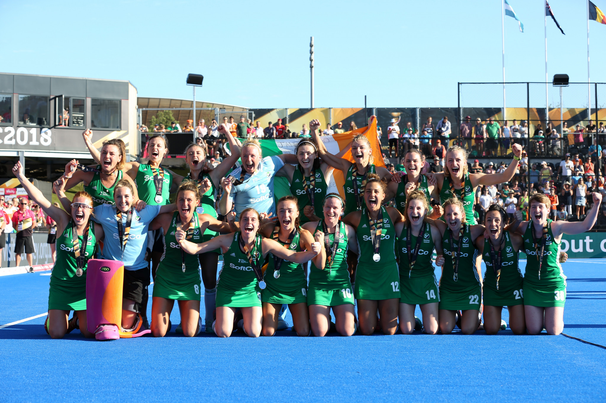 Women's Hockey World Cup silver medallists Ireland will host the first FIH Women's Series Finals ©Getty Images
