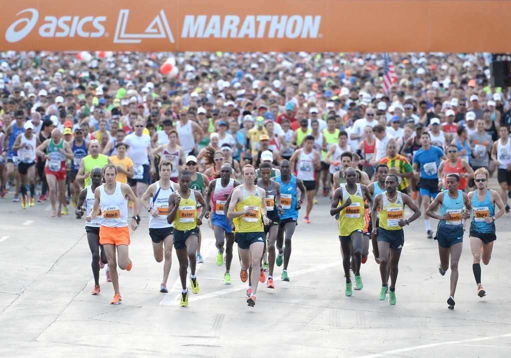 The Los Angeles Marathon is set for May 23 ©Getty Images 