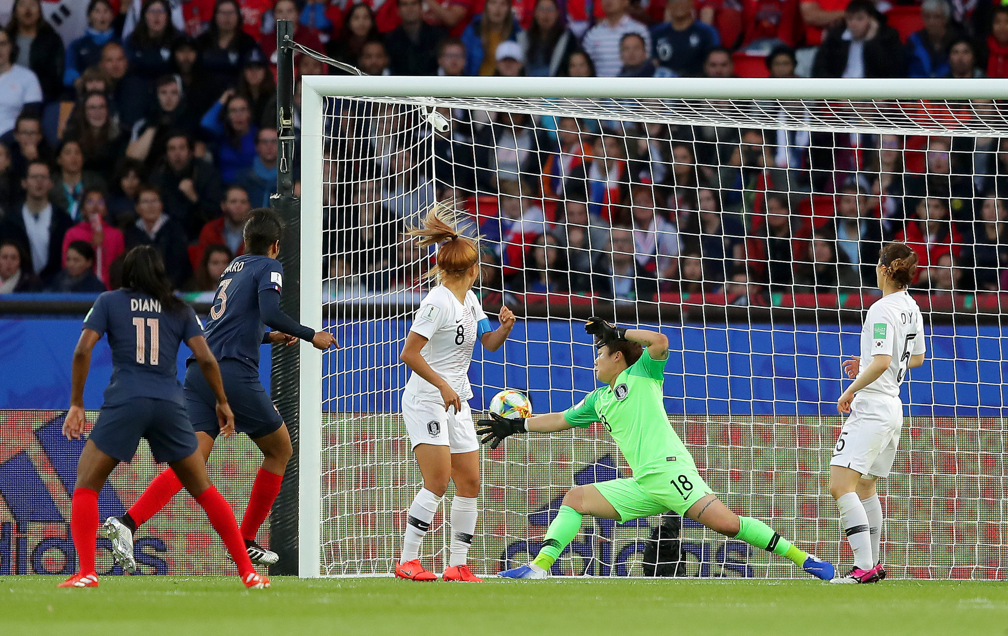 Wendie Renard scored two goals in France's 4-0 defeat of South Korea at the FIFA Women's World Cup ©Getty Images