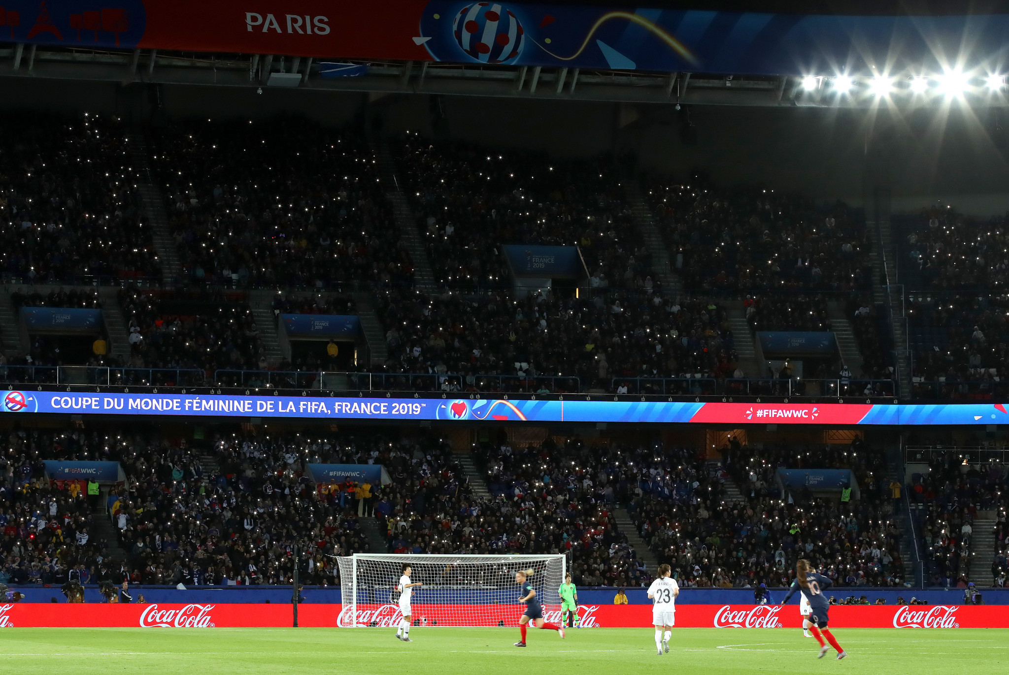 In total, 45,261 fans were in attendance at Paris's Parc des Princes ©Getty Images