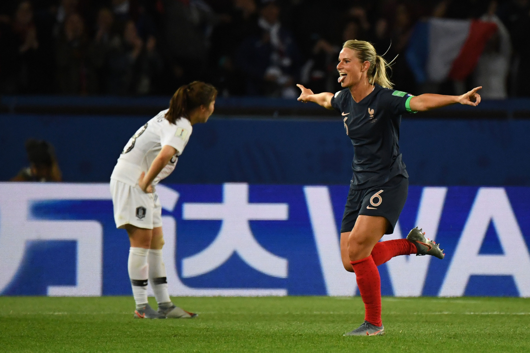 Her goal confirmed France's victory in their opening match as hosts ©Getty Images