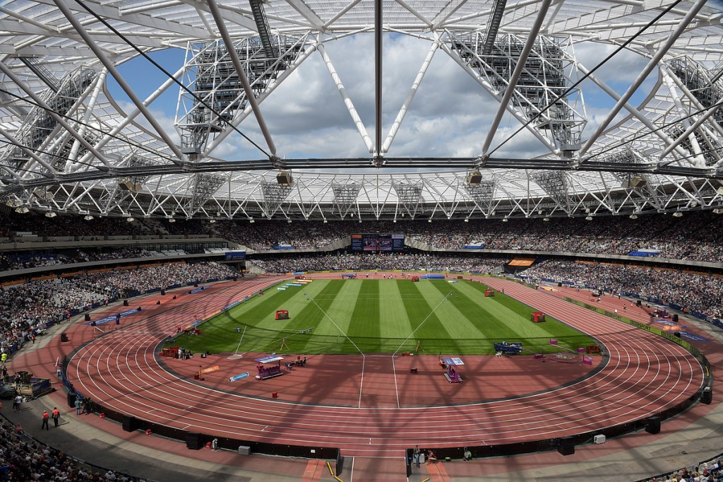The Olympic Stadium on the Queen Elizabeth Olympic Park in London will host the 2017 IAAF World Championships 