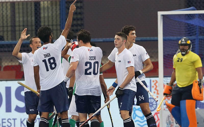 The United States thrashed Mexico 9-0 in India ©USA Field Hockey