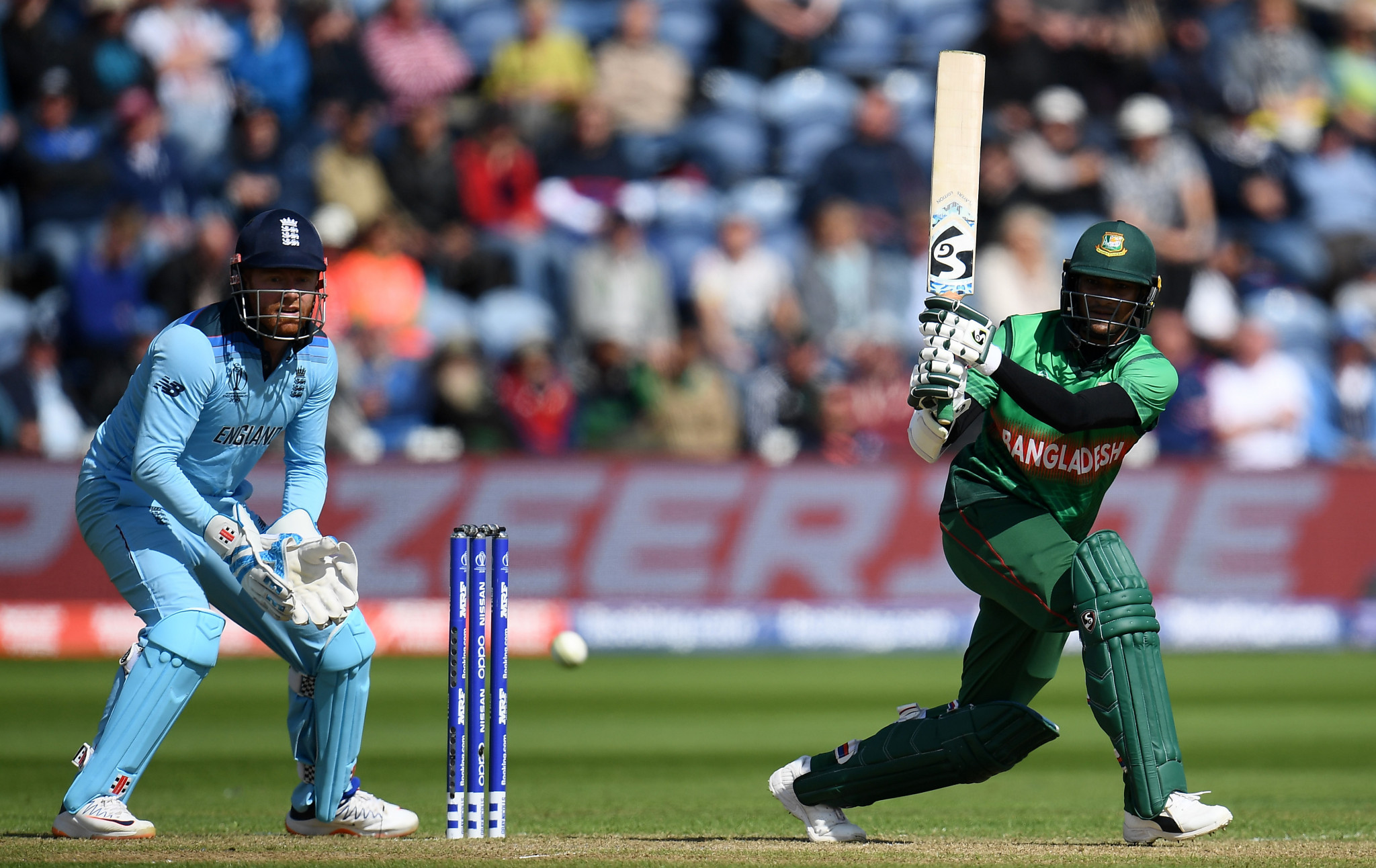 Shakib Al Hasan's 121 was in vain as England won by 106 runs ©Getty Images