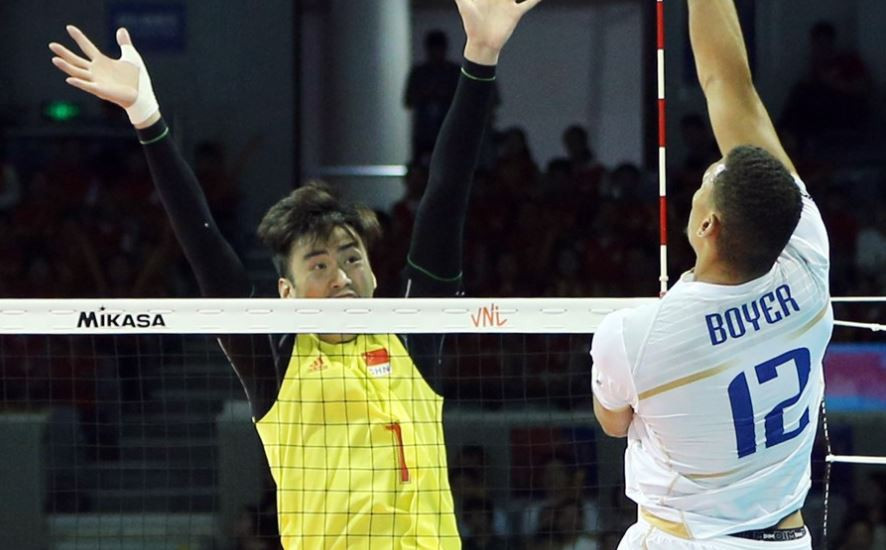France made it five wins from five in the International Volleyball Federation Men's Nations League by defeating China at Ningbo Beilun Stadium ©FIVB