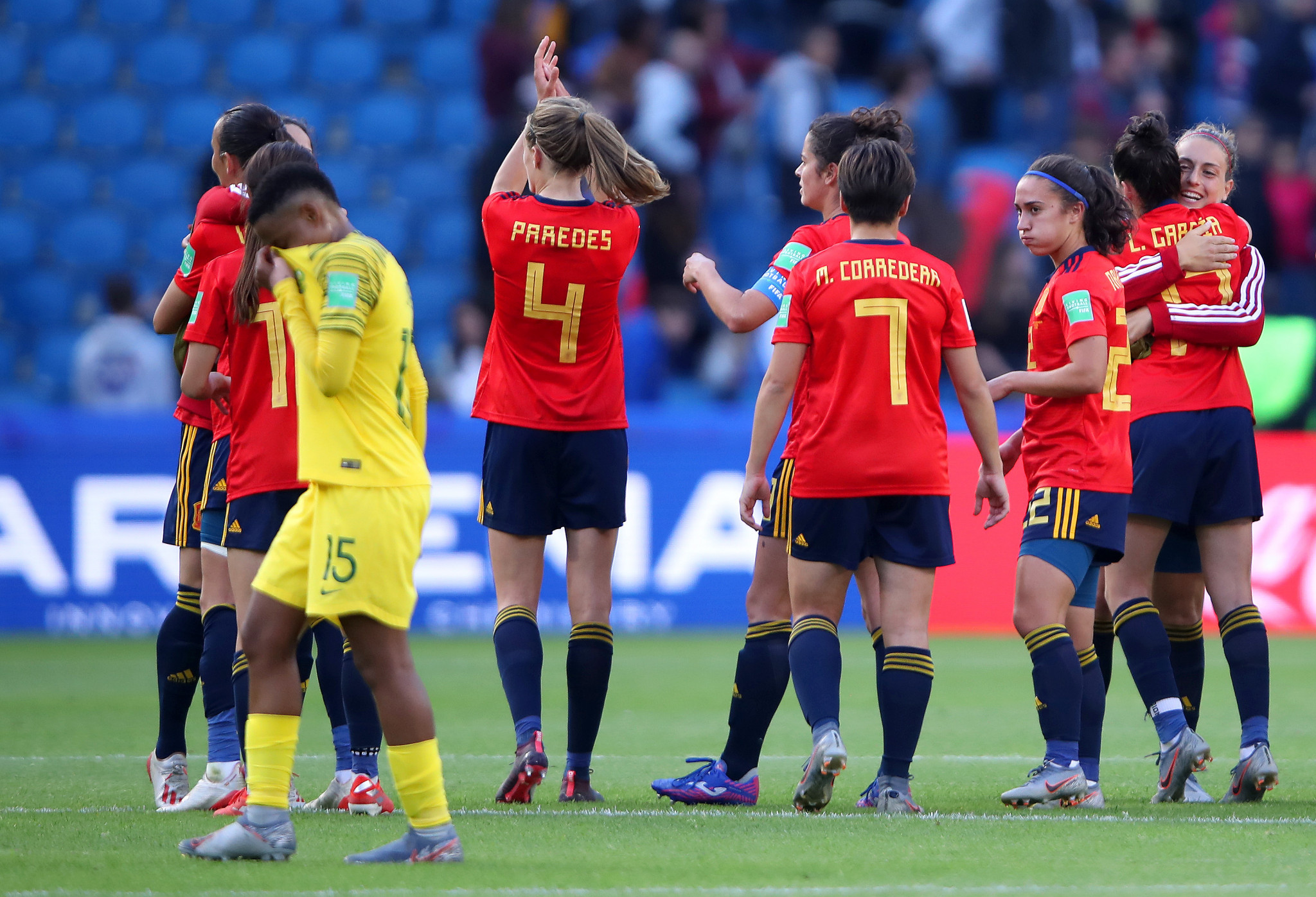 Spain beat South Africa 3-1 in Group B of the FIFA Women's World Cup ©Getty Images