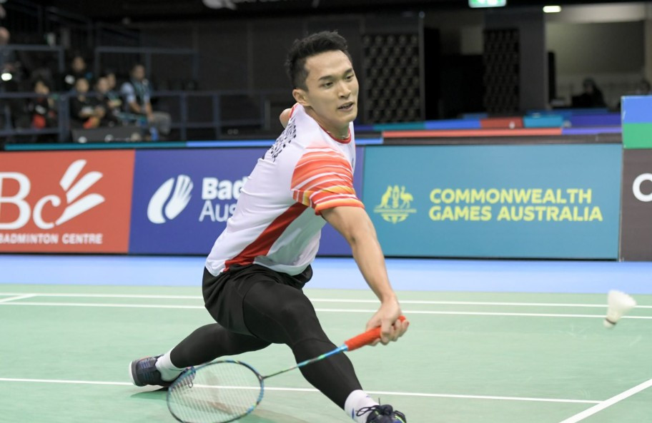 There was an upset in the men's singles final as Jonatan Christie beat Anthony Ginting in an all-Indonesian encounter ©Crown Group Australian Badminton Open/Facebook