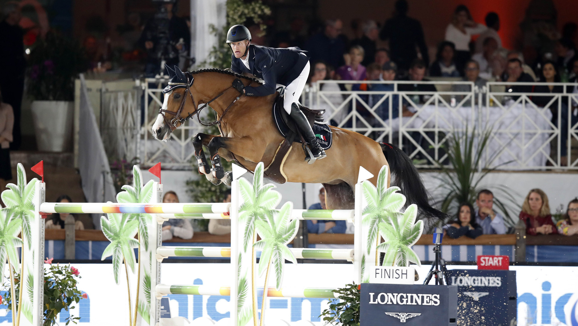 Belgium's Niels Bruynseels was the victor at the Longines Global Champions Tour event in Cannes ©LGCT