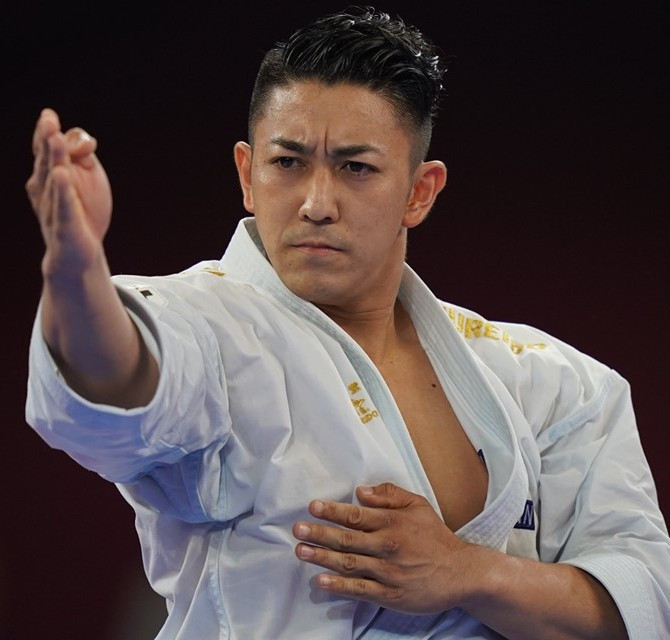 Ryo Kiyuna continued his domination of the men's kata event ©WKF