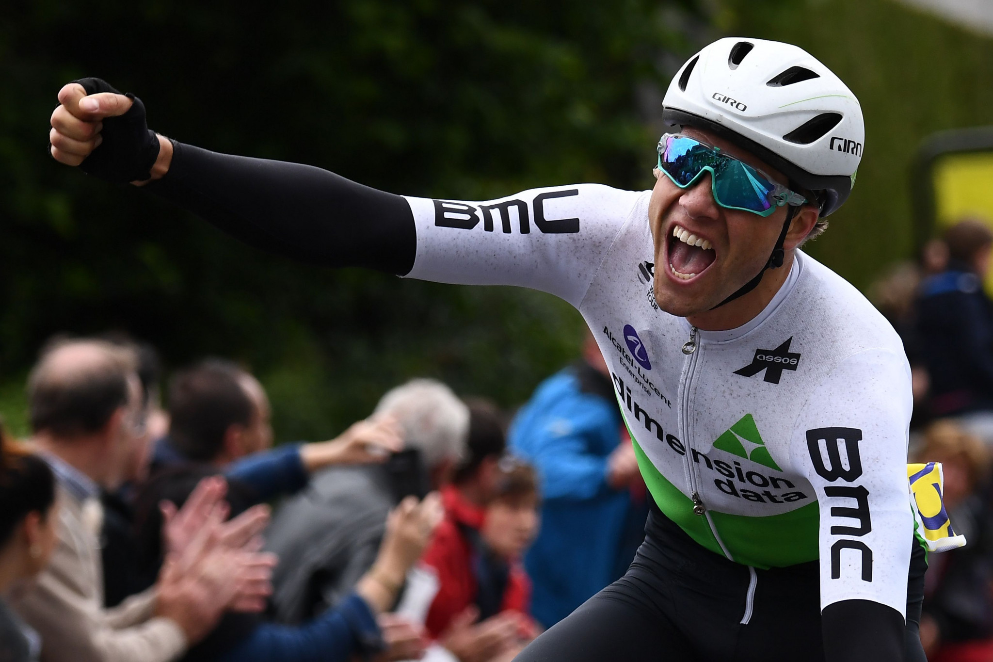 Norway's Edvald Boassan Hagen won the opening stage of the Critérium du Dauphiné ©Getty Images