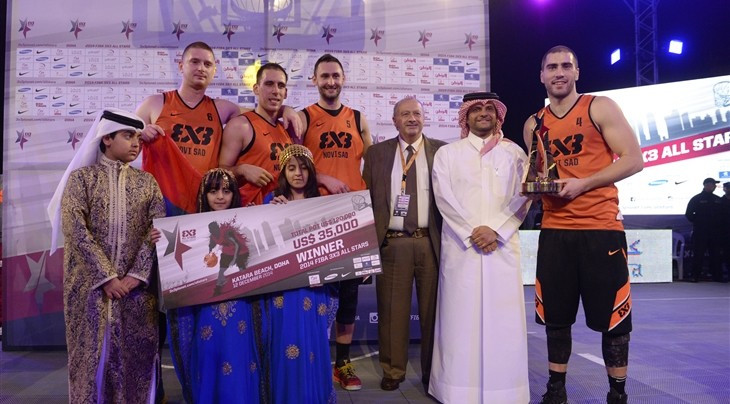 Team Novi Sad will be looking to defend their FIBA 3x3 All Stars title at this year's event 