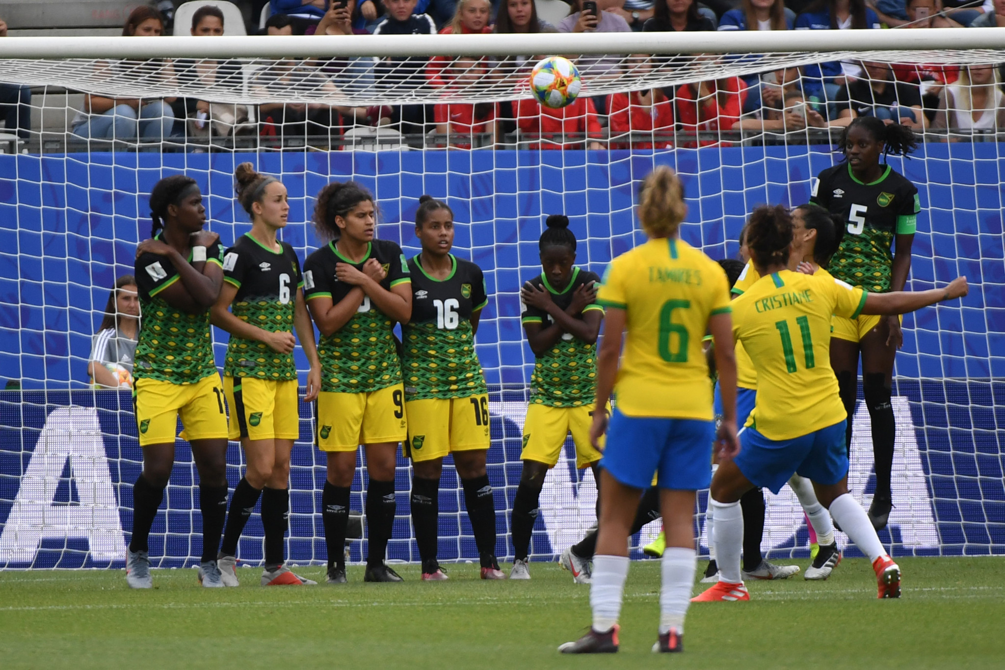 The 34-year-old became the oldest player to score a World Cup finals hat-trick, completed with a free-kick ©Getty Images