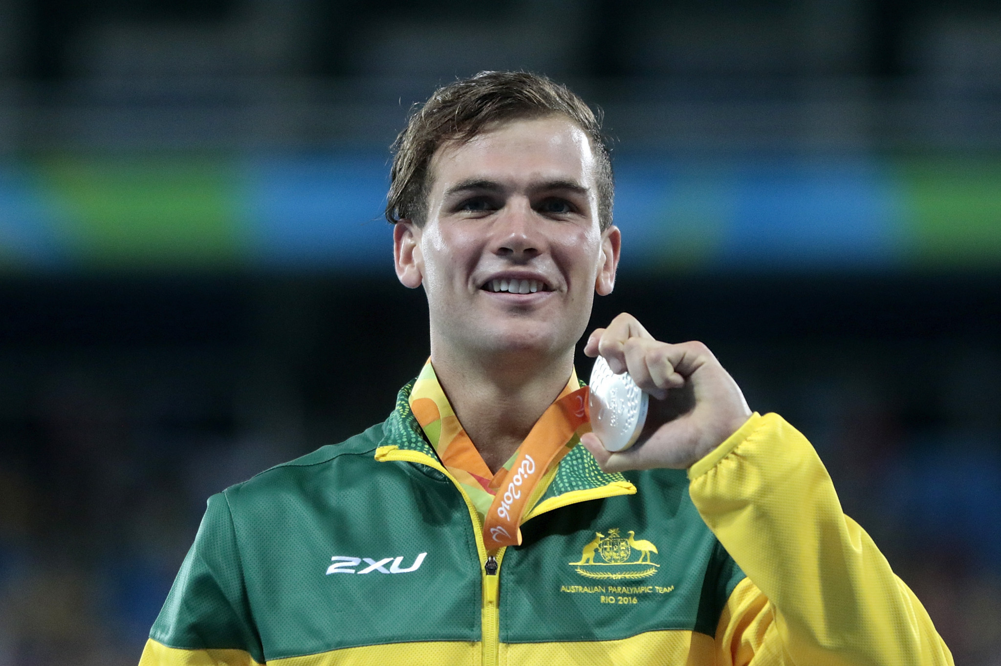 Three Tasmanian athletes won medals at the 2016 Paralympic Games, including Deon Kenzie in the T38 1500m ©Getty Images
