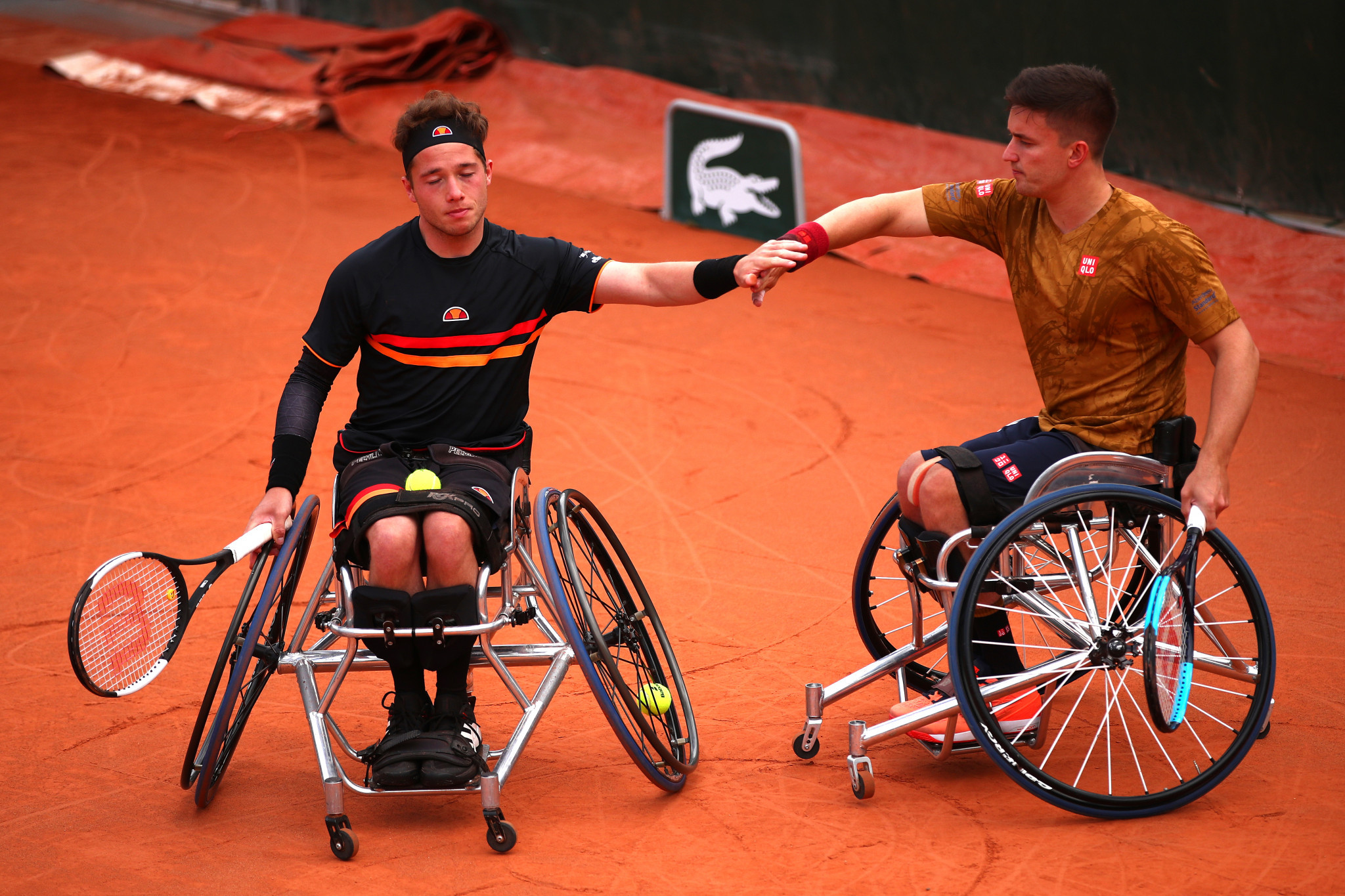 British pair Gordon Reid and Alfie Hewett lost the men's French Open wheelchair doubles final to Gustavo Fernandez of Argentina and Japan's Shingo Kunieda ©Getty Images
